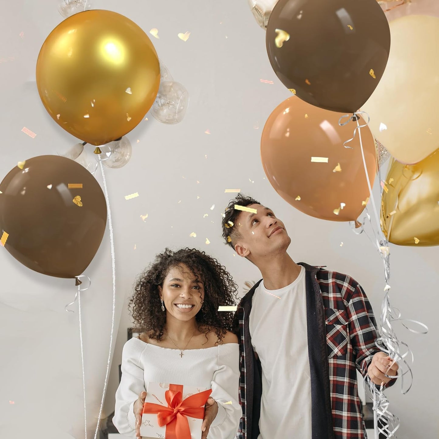 Gold Balloons, 30 Pcs Gold Party Latex Balloons for Balloon Garland or Balloon Arch as Party Decorations, Celebrating Birthday Graduation Wedding Festival Party Decoration