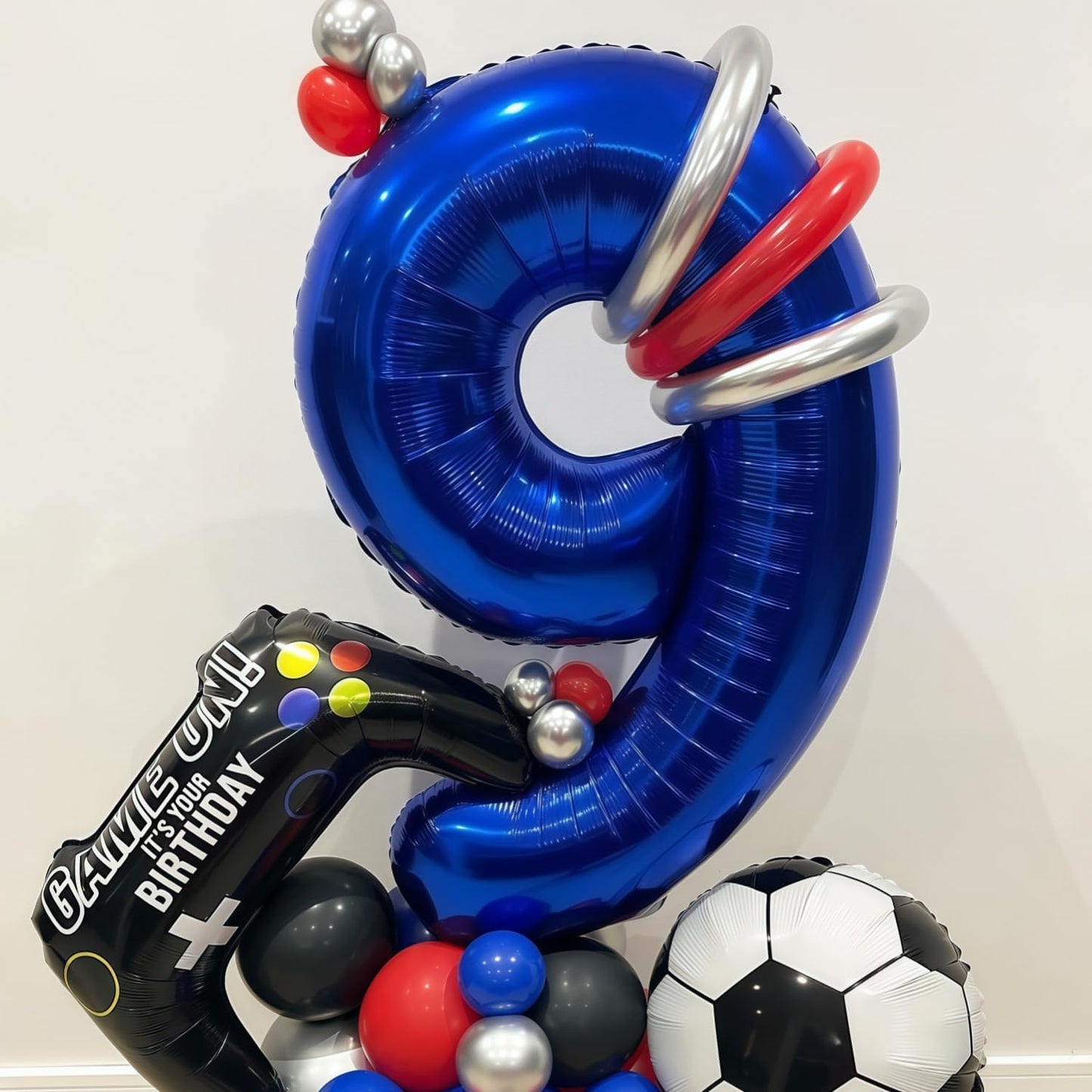 Navy Blue 0 Balloon Number,40 Inch Number 0 Balloon Big Dark Blue 0 Foil Mylar Helium Balloon for Birthday Party Decorations