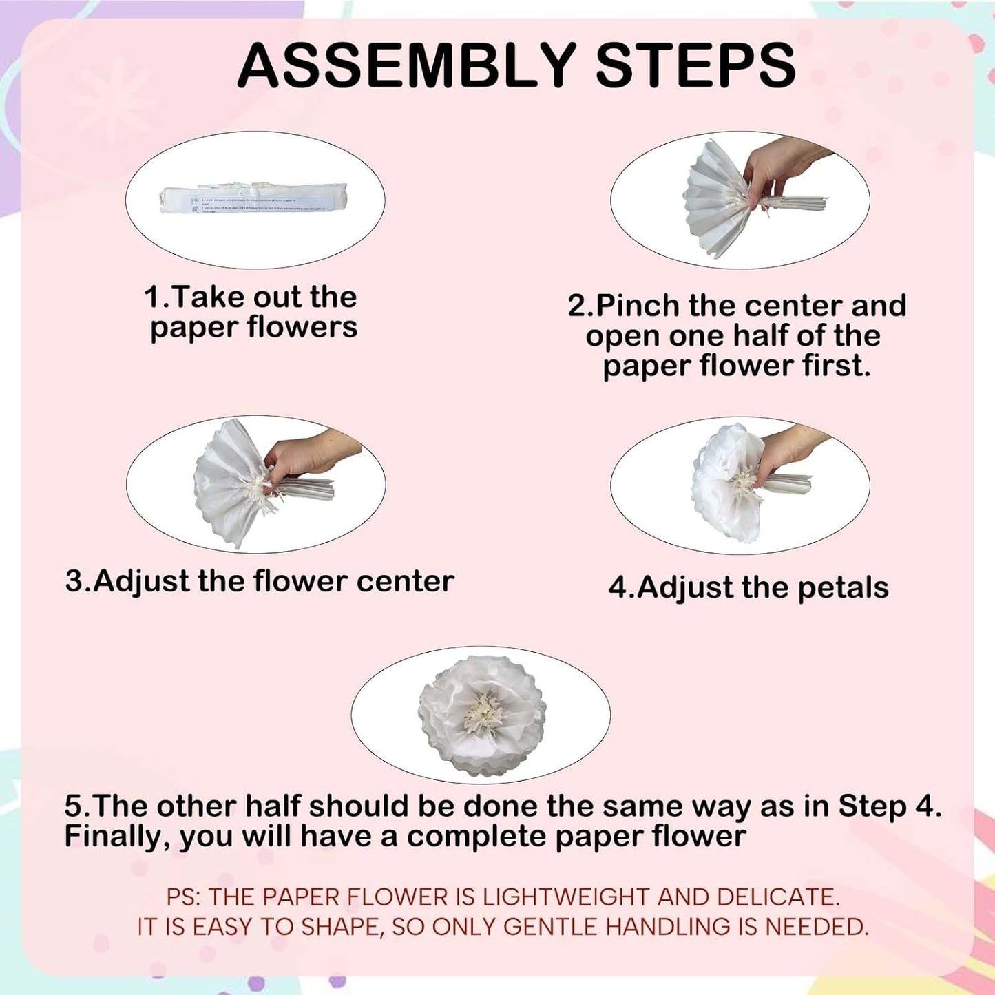 Green Paper Flowers Decoration for Boho Wedding, Birthdays, Bridal or Baby Showers,Engagement, Greenery Party Decor