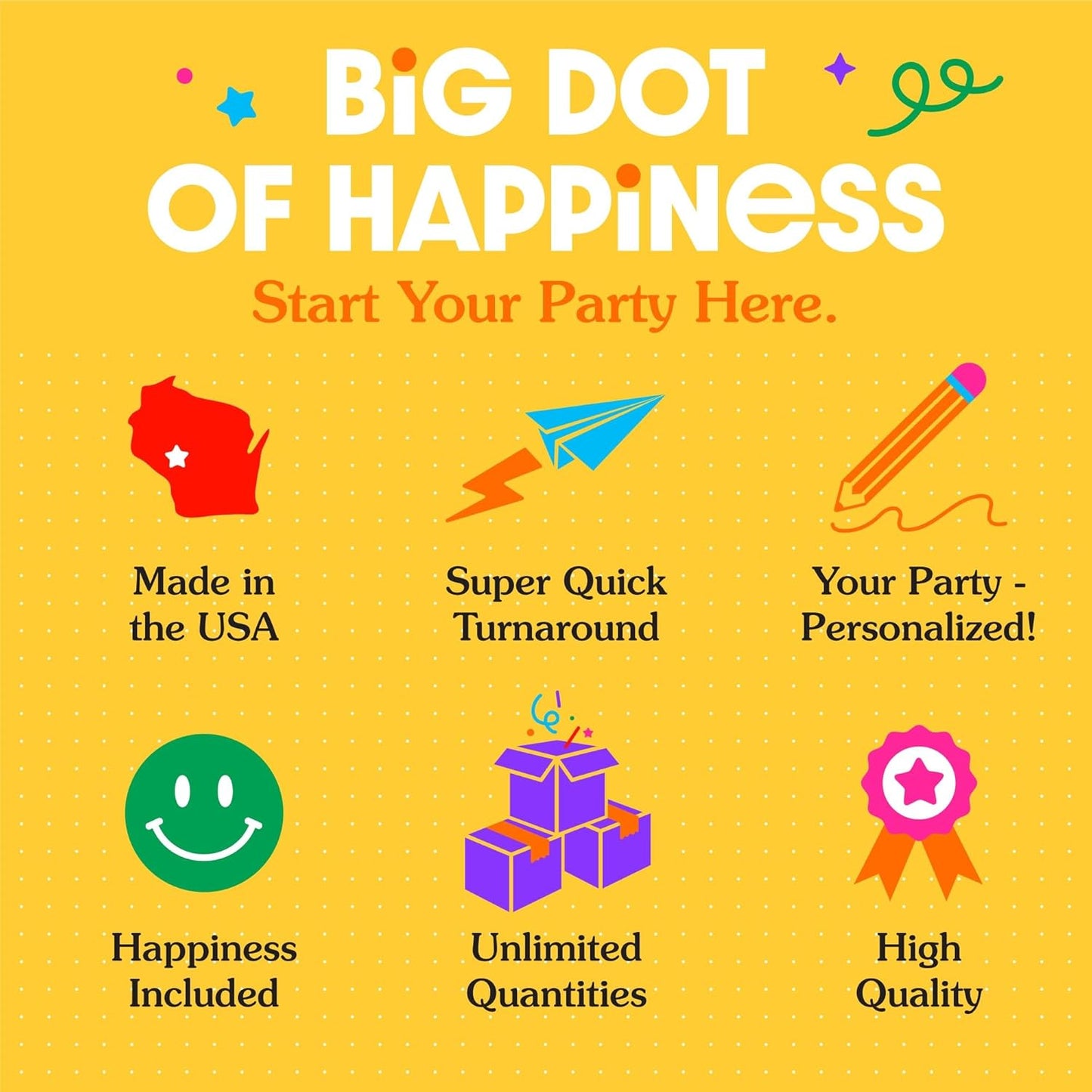 Big Dot of Happiness Custom Logo Magnets, Personalized Fridge Cutout Magnets for Businesses, Events, or Branding, Magnetic Pictures for Kitchen & Home Decor - Set of 12