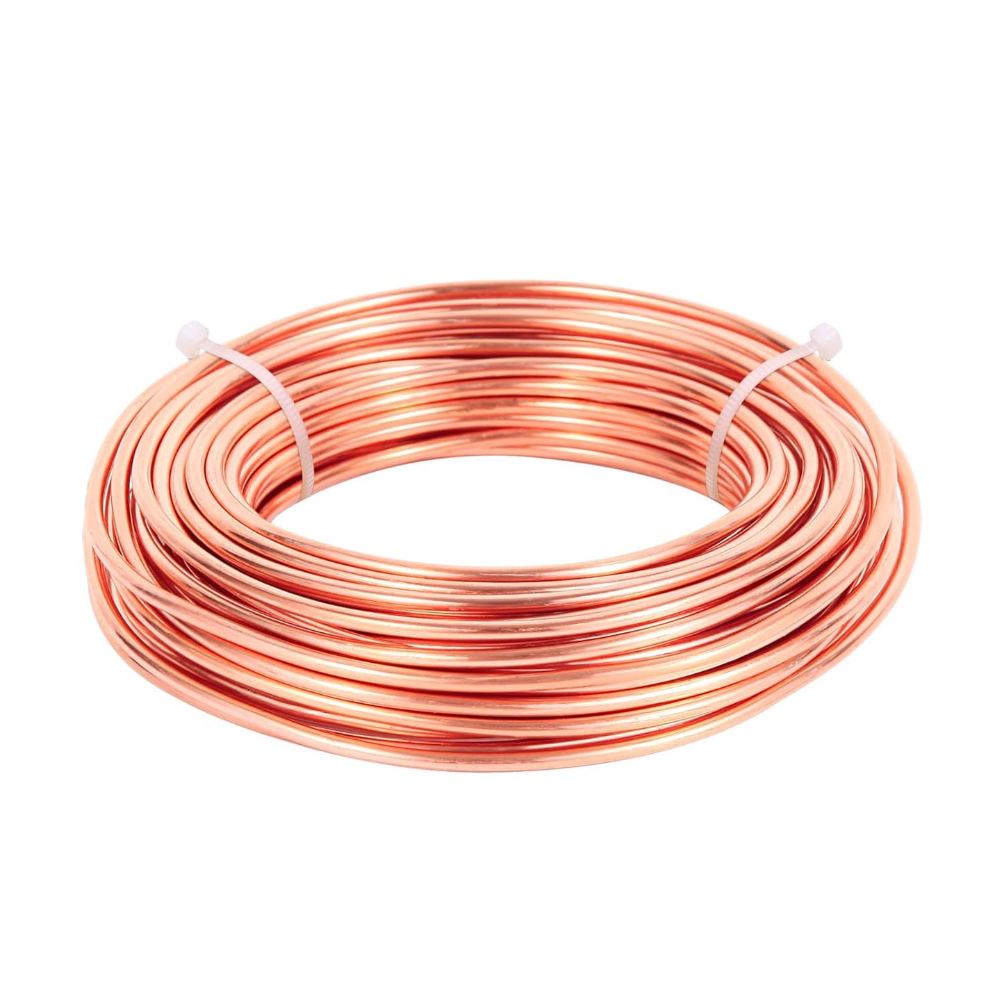 10 Gauge/2.6 mm 10 Feet 5 oz 99.9% Dead Soft Copper Wire for Electroculture Gardening, Jewelry Making, Beading, Science Projects, DIY Artwork, Pure Bare Copper Wire