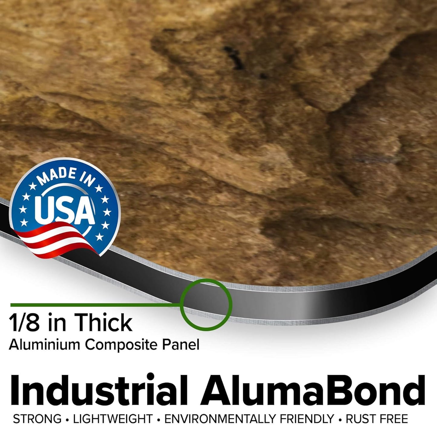 Custom Sign, Custom Street Sign, 11 Font Colors, 13 Font Styles, 4 Hole Options, 22 Sizes, 36x36 Inches, Rust Free DiBound, Fade Resistant, Made in USA by My Sign Center (Stone)