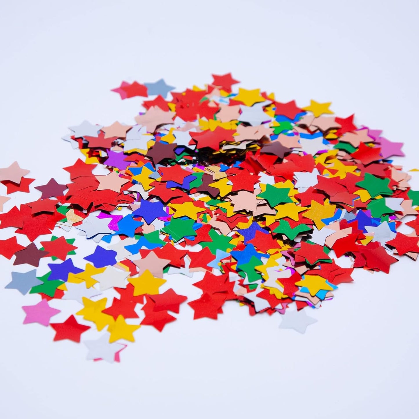 Rainbow Star Confetti,Colorful Foil Glitter Table Confetti,Sparkling for Party Decorations(1.76 OZ)