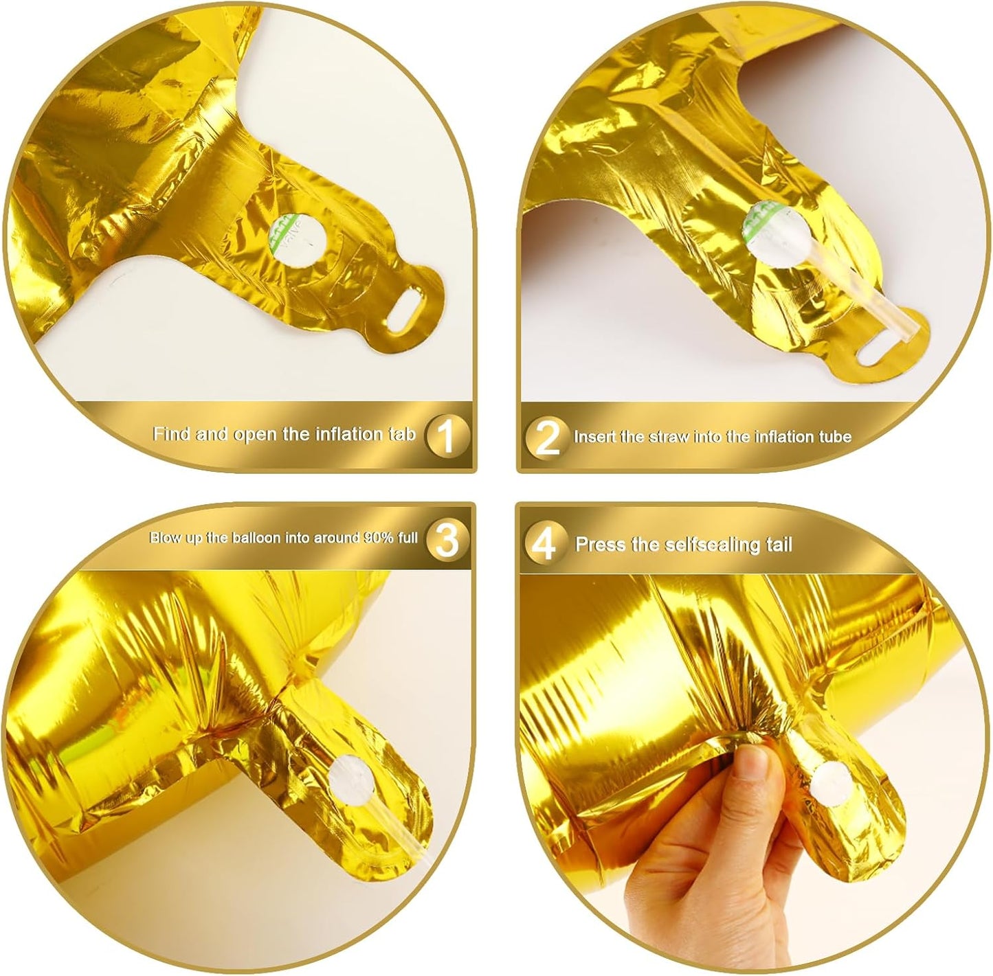 Gold Foil Number 28 82 Balloon 40 Inch, Helium Mylar 28 82 Numbers Birthday Balloons, 28 82 Gold Women Men Anniversary Graduations Party Supplies