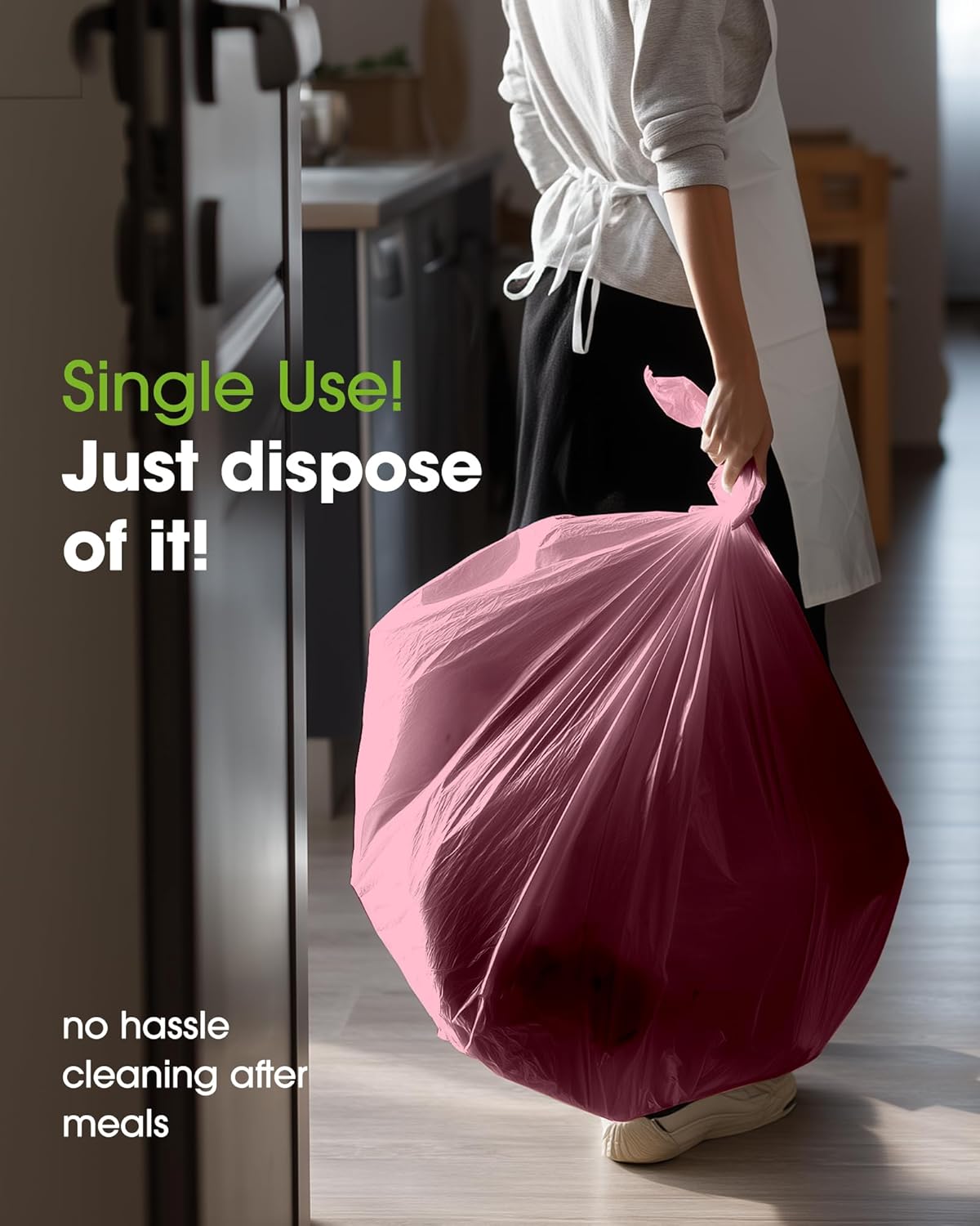 Pureegg Plastic Table Cloth Disposable 10 Pack, 54 x 108 Inch Table Cloths, Easter Party, Valentines, Mothers Day Decorations, Tablecloths, Rectangle, Pastel Plastic Cover, Leakproof & Sturdy, Pink