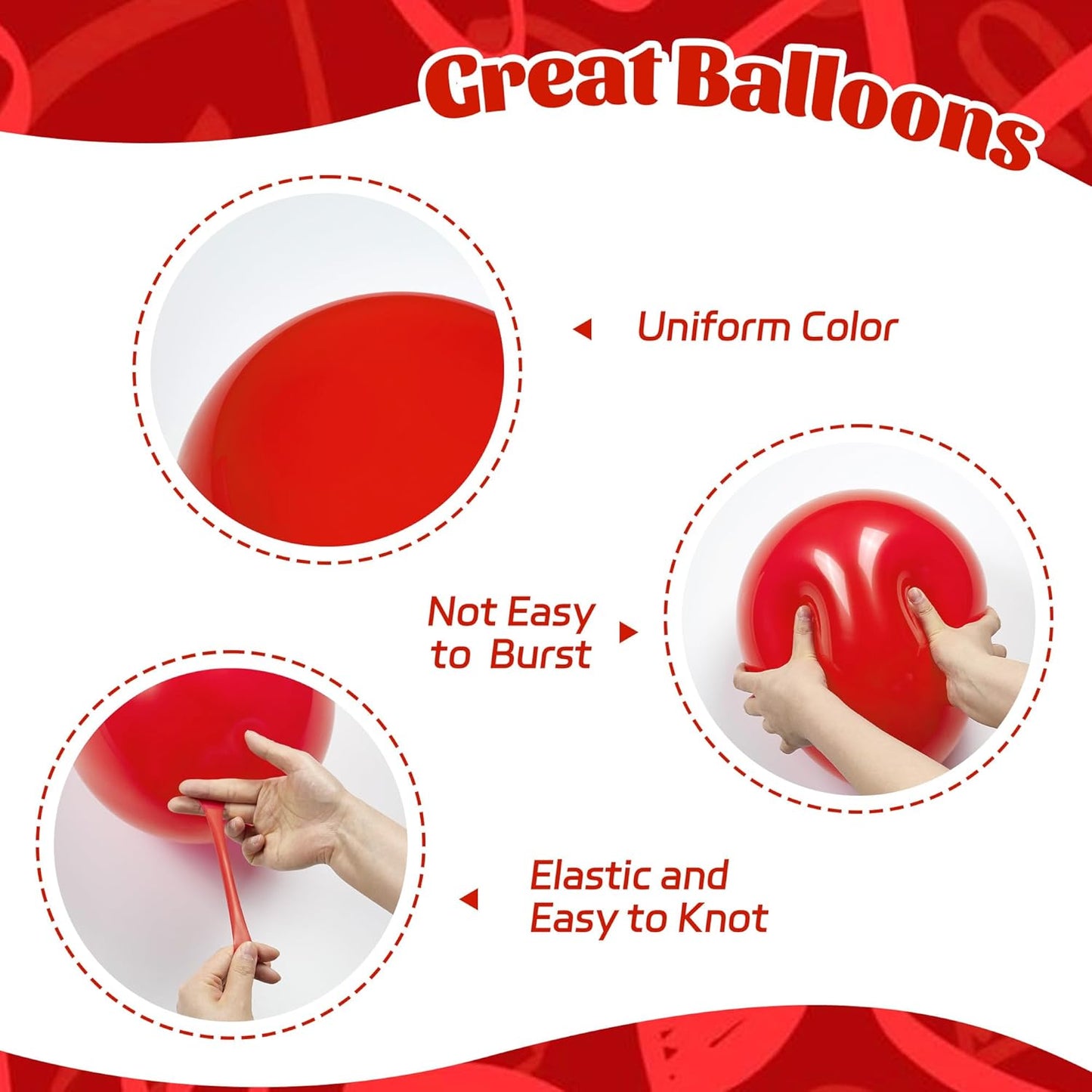 60pcs Red and Gold Balloons 12inch, Red and Gold Party Decorations with Confetti Balloons for Valentine's Day Wedding Engagements Graduation Anniversary Birthday Party Decoration