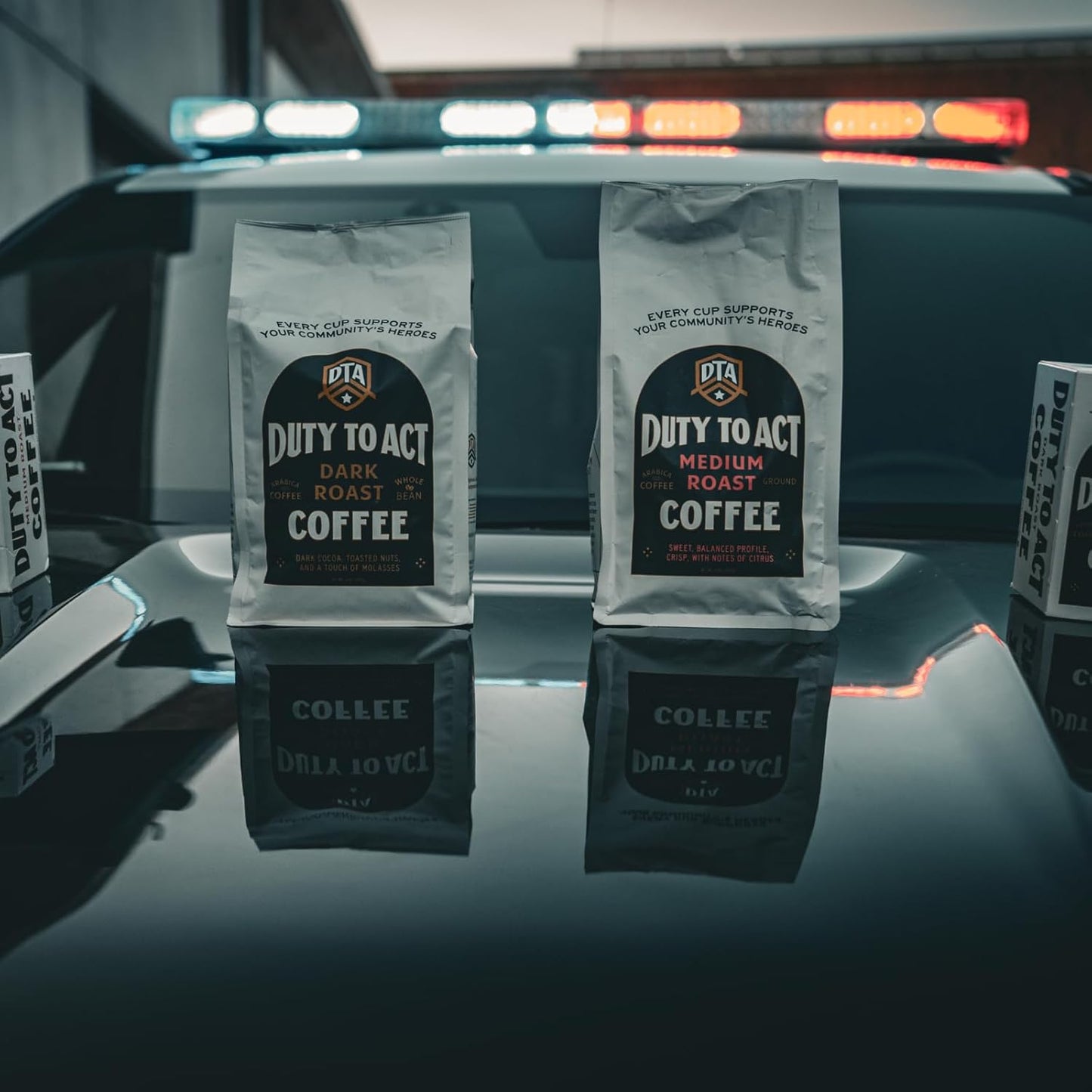 Duty to Act Dark Roast Whole Coffee Beans, 2 lbs (Pack of 2)