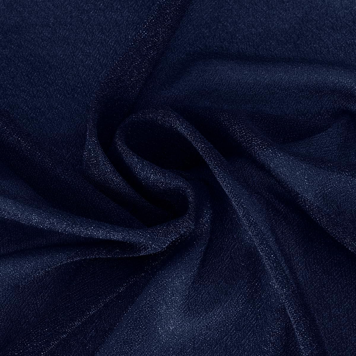 Fall Navy Blue Wedding Arch Draping Fabric 1 Panel 29" × 20FT Sheer Drapes Outdoor Curtain for Wedding Ceremony Baby Bridal Shower Arch Ceiling Backdrop Decor