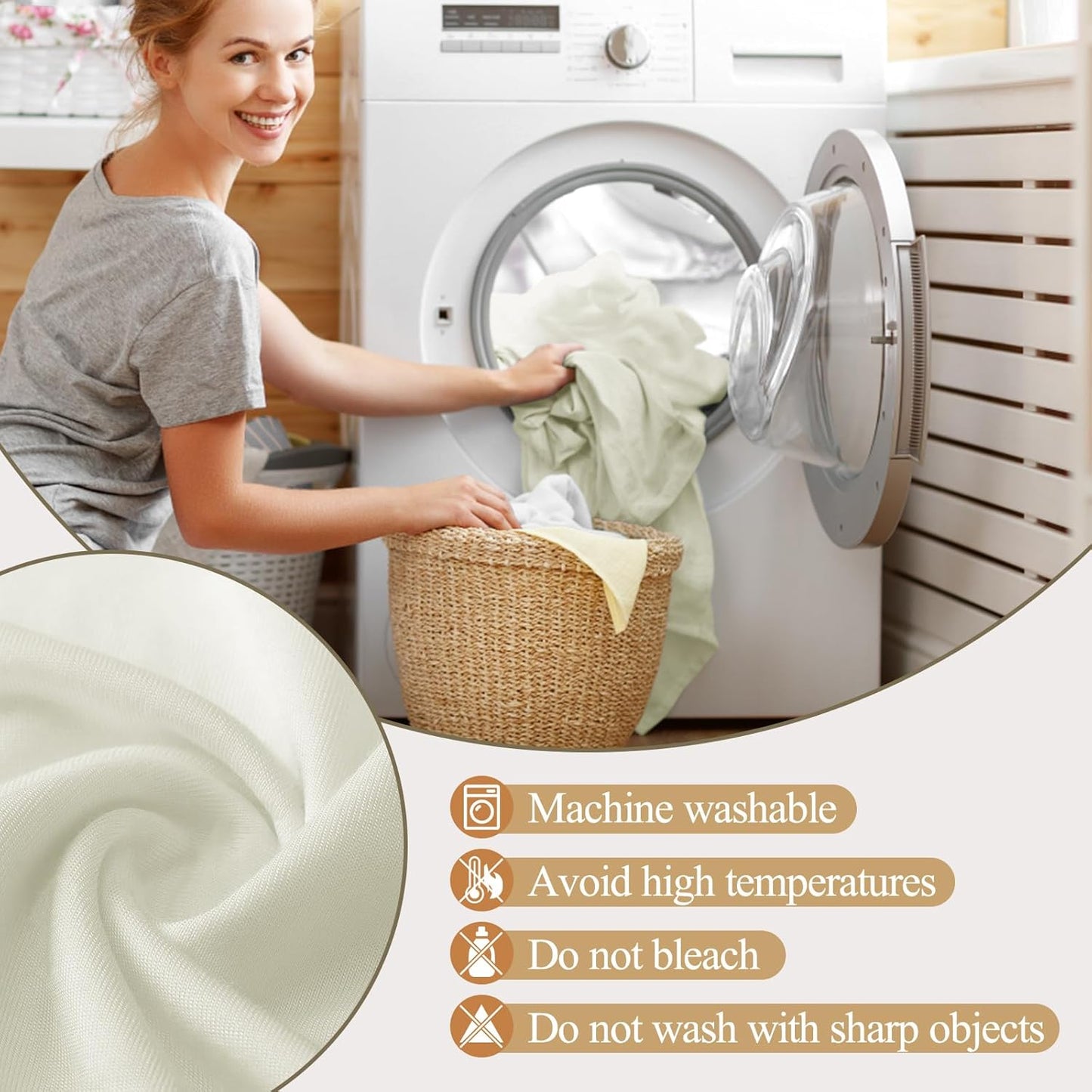 Ledido Wedding Arch Backdrop Cover 7.2FT Arch Covers Fitted Stretchy Spandex Round Top Stand Backdrop Cover for Wedding Banquet Ceremony Birthday Party Baby Shower Event Decoration,Ivory