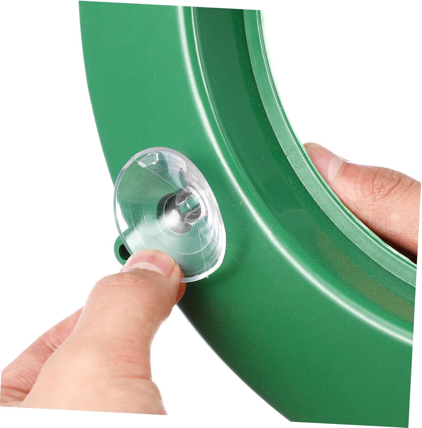 DOITOOL Flower Foam Ring with Suction Cup Car Flower Mud Green Wet Foam Blocks Round Floral Foam Blocks Artificial Floral Arrangements Mud for Florist Wedding Car Holiday Decoration 140g (Pack of 2)