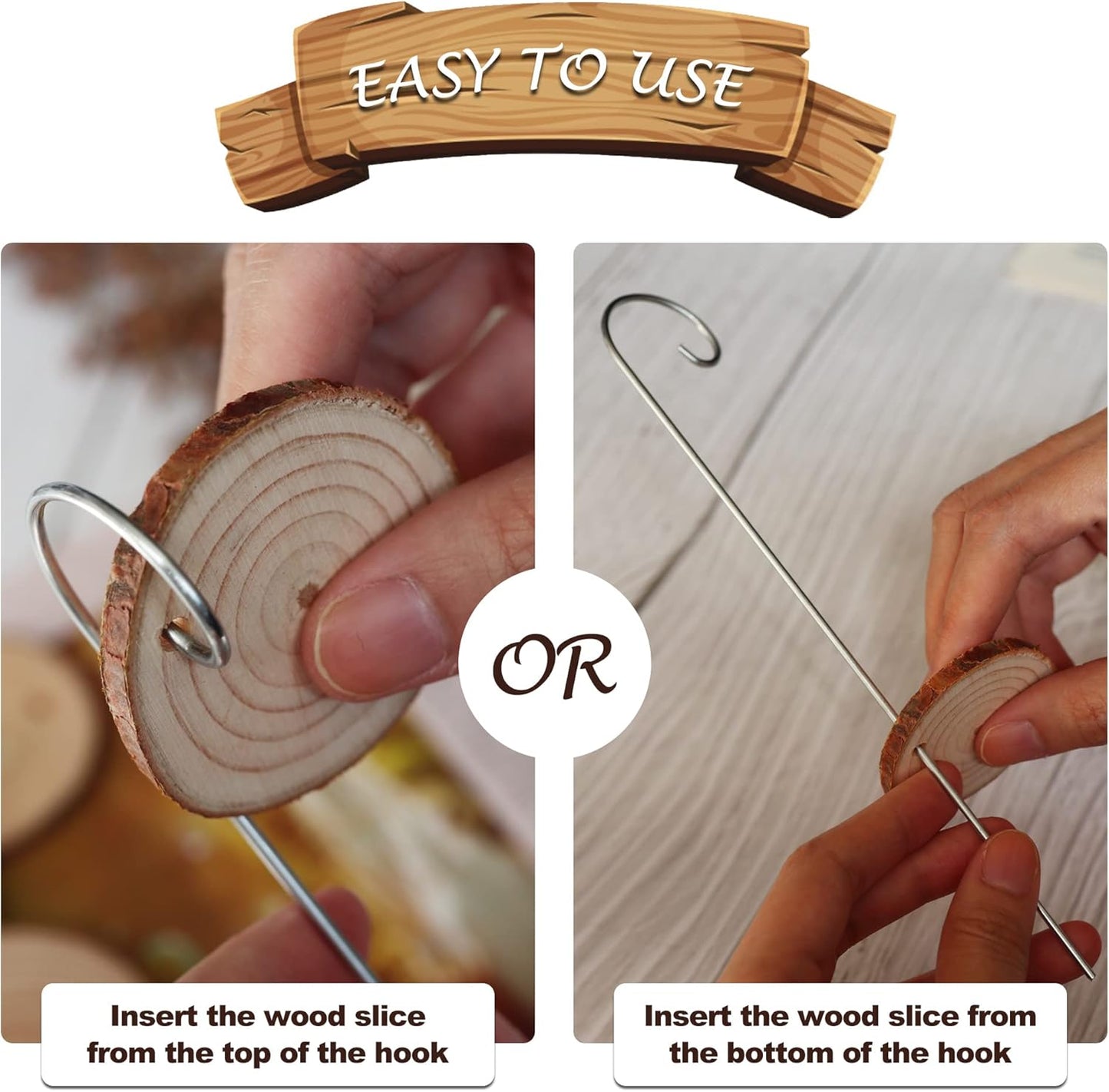 Temlum Wooden Plant Labels with Marker Pen, 50 Pcs Plant Markers Garden Label Stakes Plant Sign Tags for Flowers, Herbs, Potted Plants, Seed