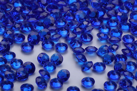 5000 pcs/Pack Wedding Table Scatter Confetti Crystals Acrylic Diamonds 6 mm Rhinestones for Wedding, Bridal Shower, Vase Beads Decorations (6mm, RoyalBlue)