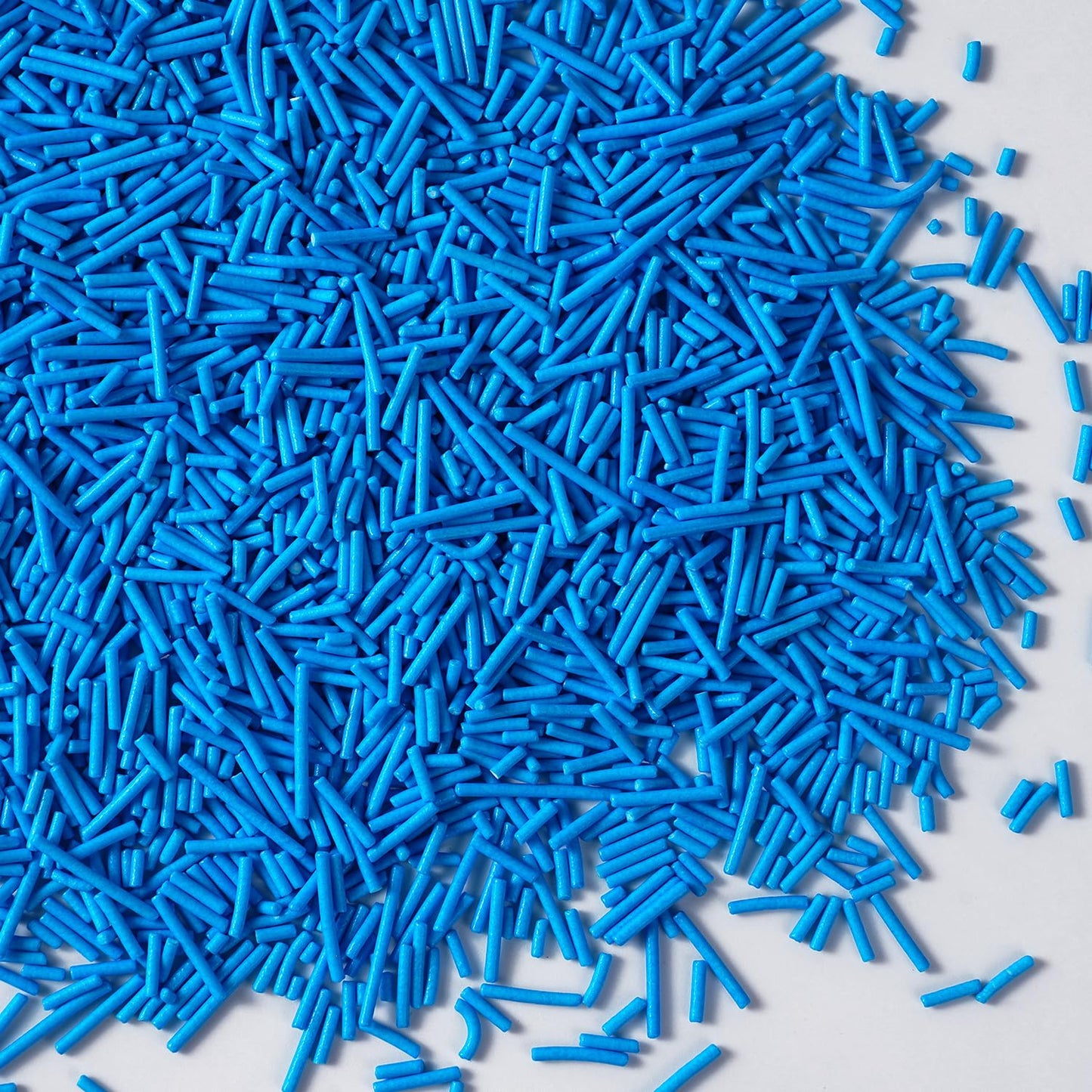 Edible Blue Jimmies Sprinkles, 4.23oz Blue Sprinkles, Jimmies Sprinkle for Baking, Baby Showers, Weddings, Winter Theme Parties, Fourth of July, Memorial Day(120g)