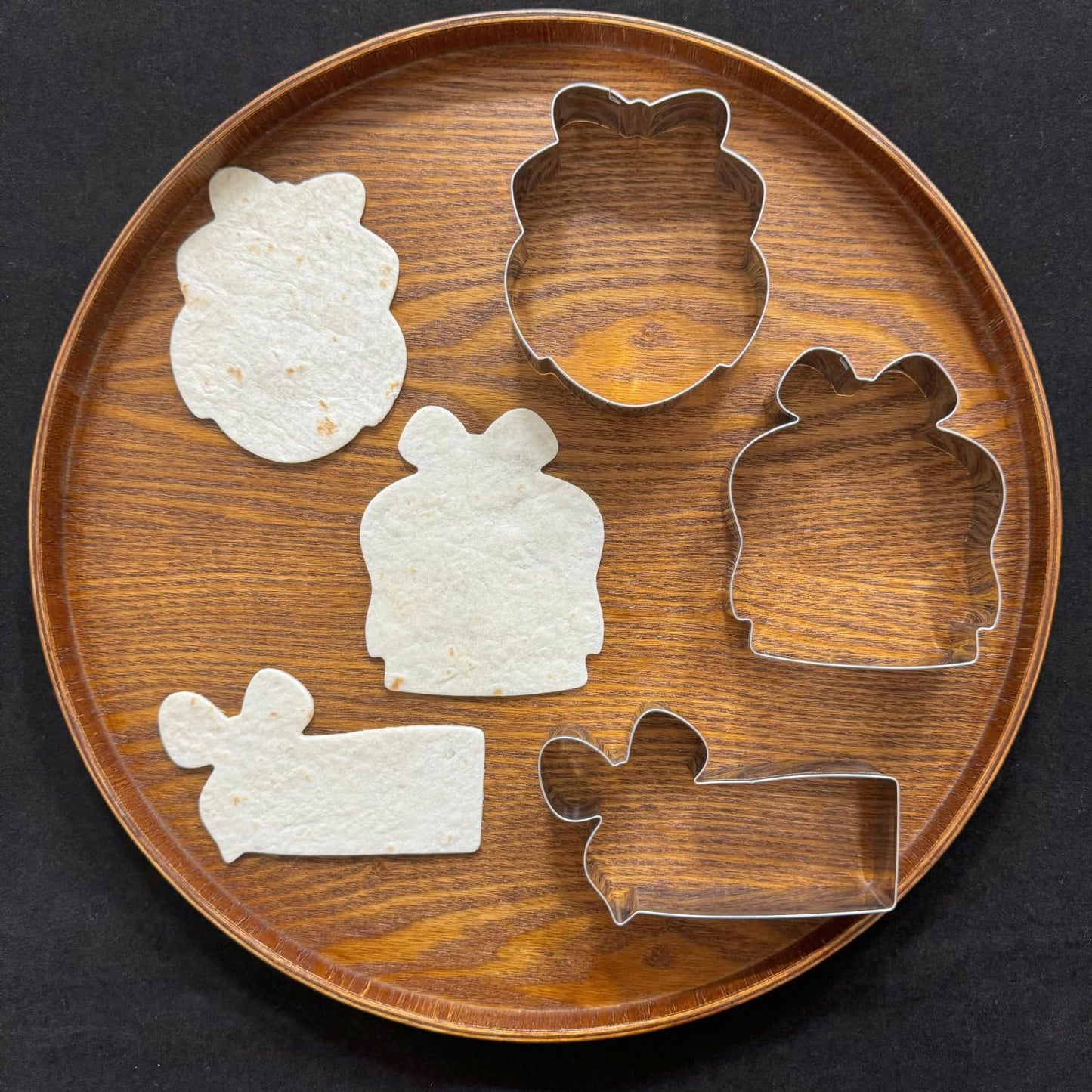Large Plaque Cookie Cutter Set with Bow- 4 Inch-Square, Oval, Retangle-Dishwasher Safe - Perfect for Baby Shower, Birthday, Wedding, Graduation, and Holiday Cookies