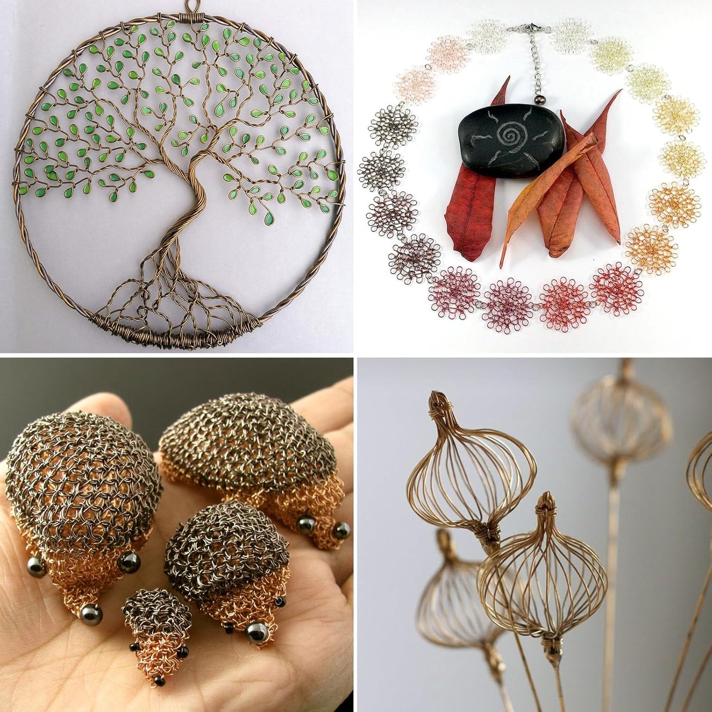 164FT Jewelry Wire 22 Gauge Tarnish-Resistant Copper Beading Wires Roll Bulk for DIY Crafts Jewelry Making, Antique Bronze