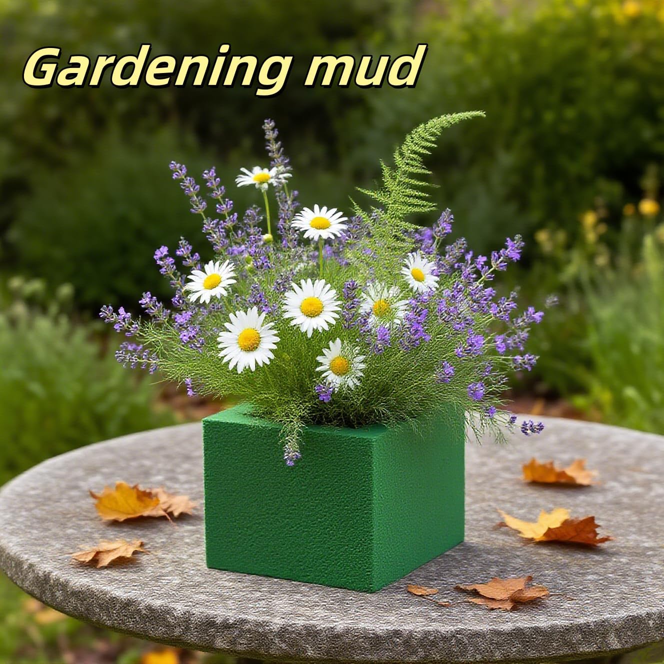 Premium Wet & Dry Floral Foam Blocks – Easy-Cut Flower Foam for Arrangements (6 Pack, High Density, Quick Water Absorption) – Best Floral Foam Blocks & Flower Foam for Fresh & Artificial