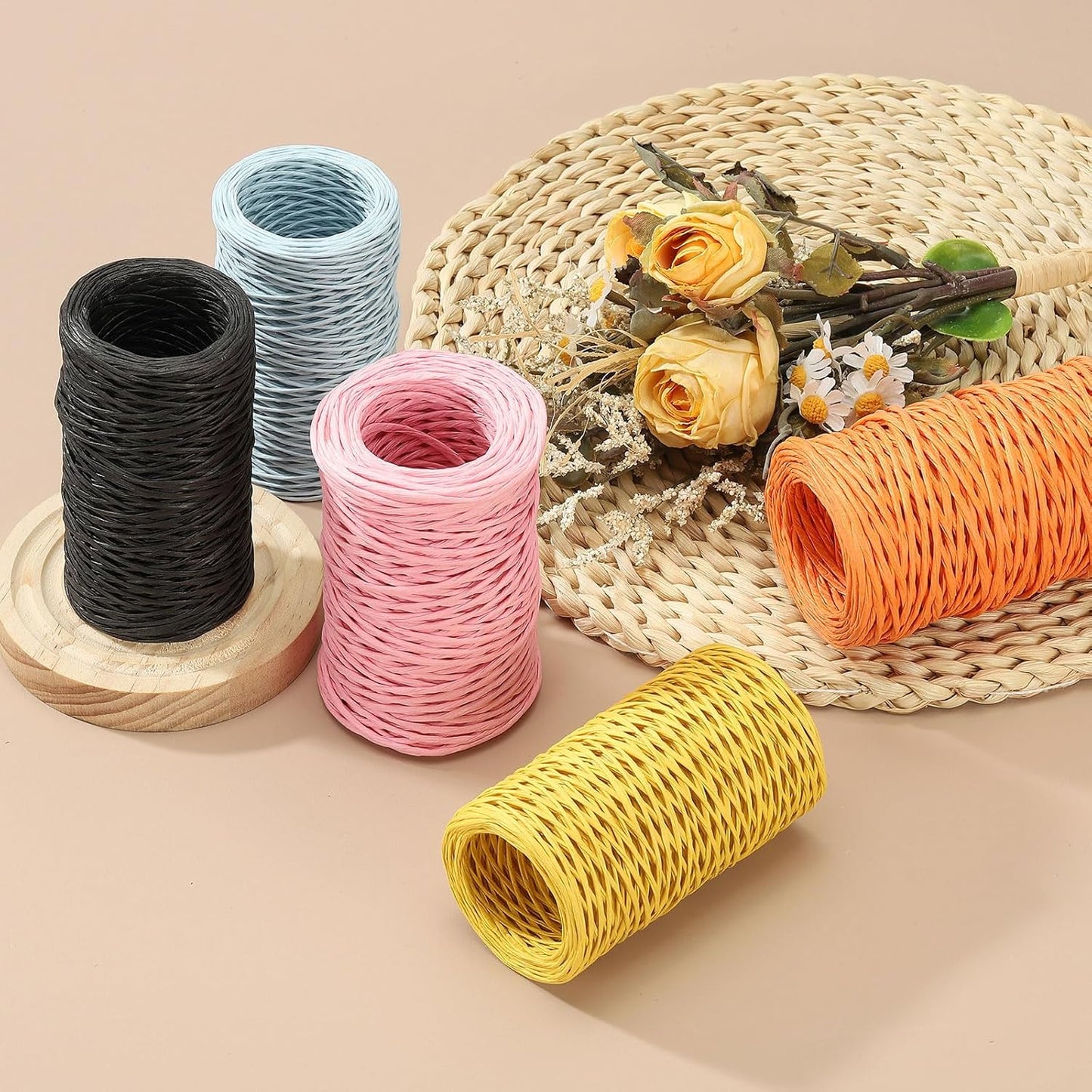 uxcell 164 Feet Floral Wire, 1mm Vine Bind Wire for DIY Crafts Flower Bouquet Christmas Wreaths Black