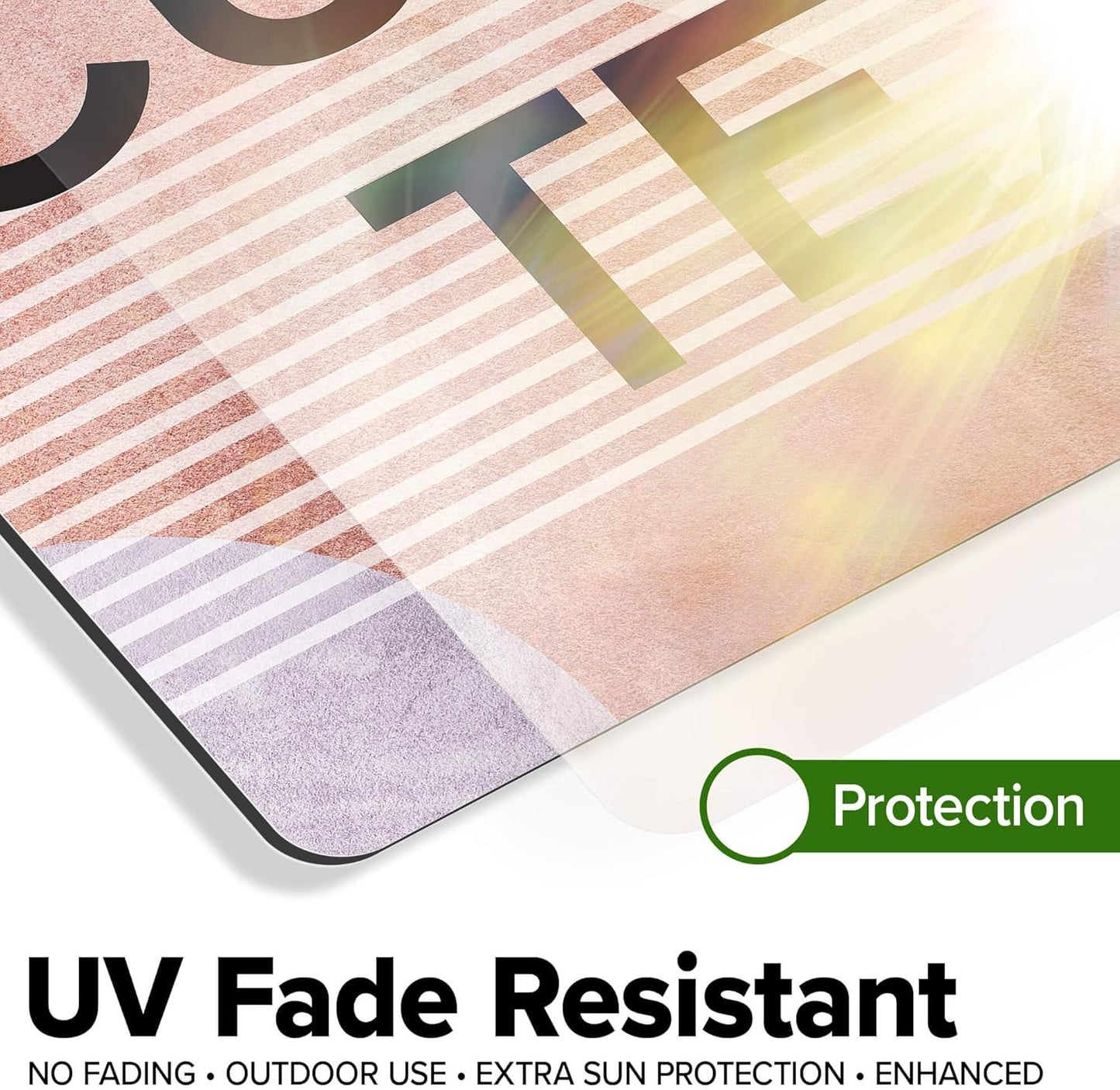 Custom Sign, Custom Street Sign, 11 Font Colors, 13 Font Styles, 4 Hole Options, 22 Sizes, 10x14 Inches, Rust Free DiBound, Fade Resistant, Made in USA by My Sign Center (Mid-Century Modern 1)