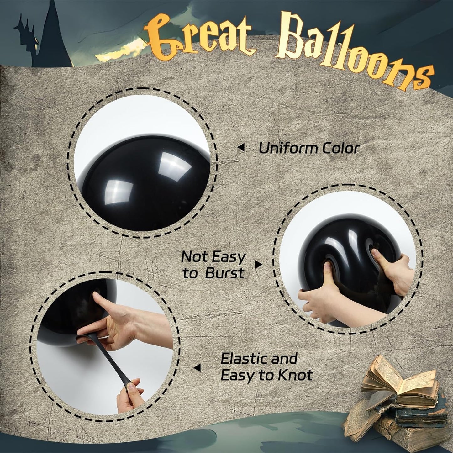 60pcs 12inch Black Burgundy and Gold Balloons, with Gold Red Black Confetti Balloons for Maroon Themed Birthday Baby Shower Graduation Party Decorations