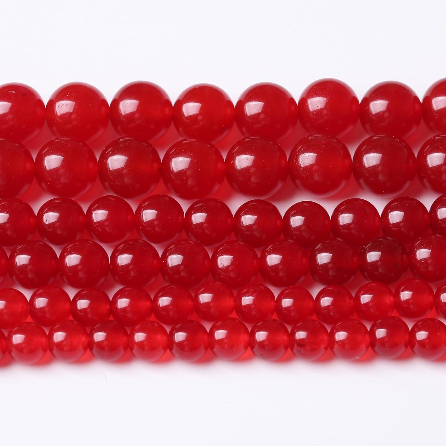 Carnelian Stone Beads Gemstone Round Crystal Energy Jade Beads Stone Beads for Jewelry Making DIY Bracelet Necklace Jewelry Making 1 Strand 15.5inch 31PCS 12MM