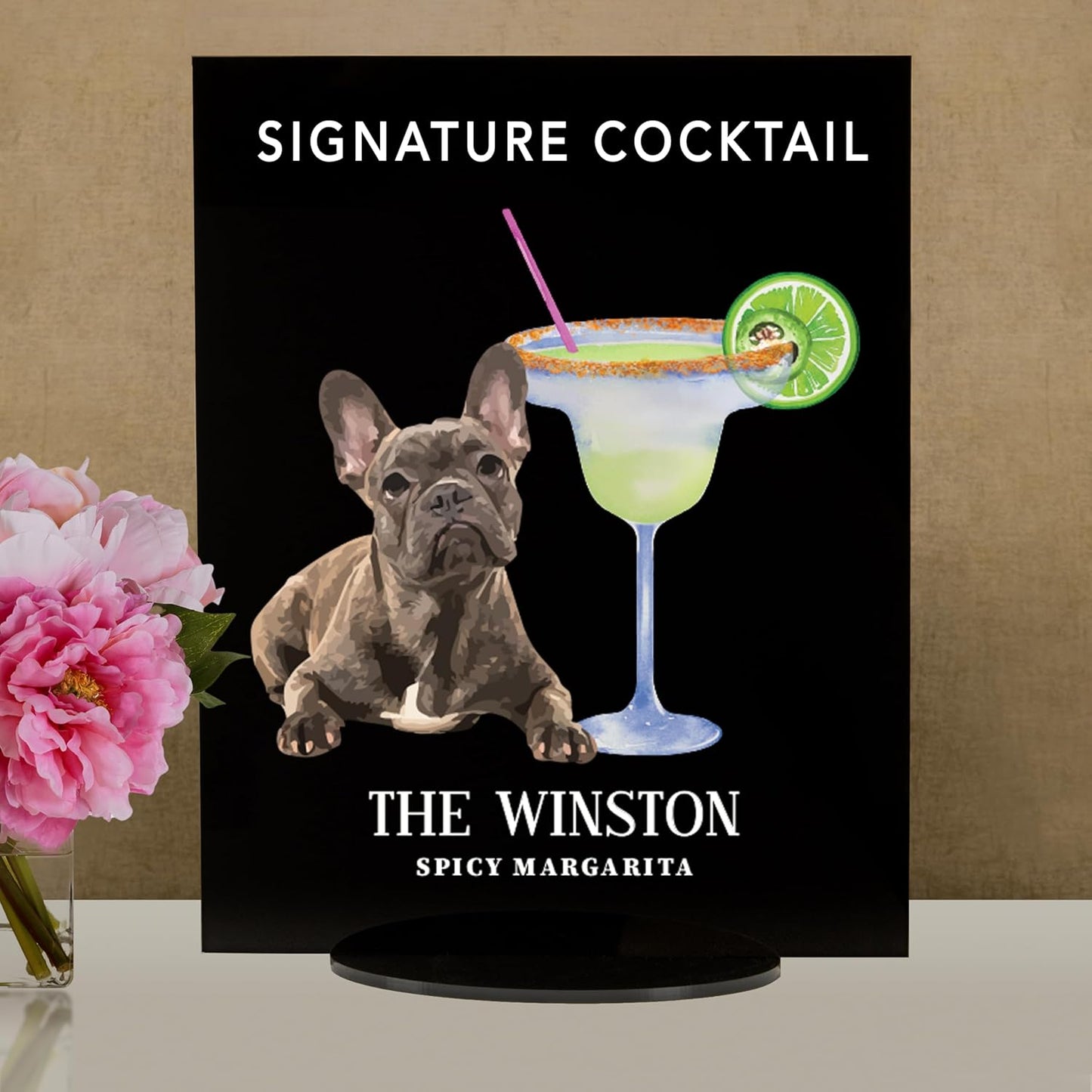 Pet Signature Drink Wedding Signs