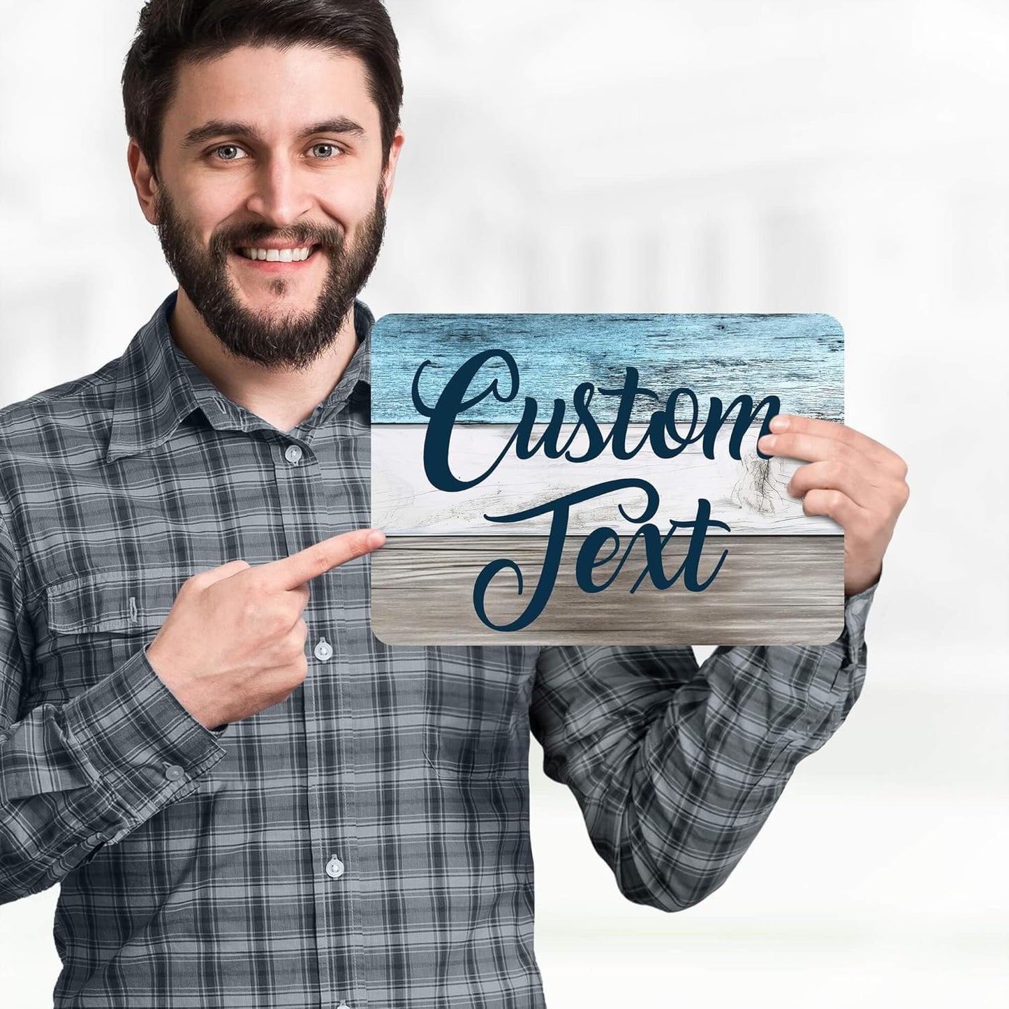 Custom Sign, Custom Street Sign, 11 Font Colors, 13 Font Styles, 4 Hole Options, 22 Sizes, 7x10 Inches, Rust Free DiBound, Fade Resistant, Made in USA by My Sign Center (Coastal)