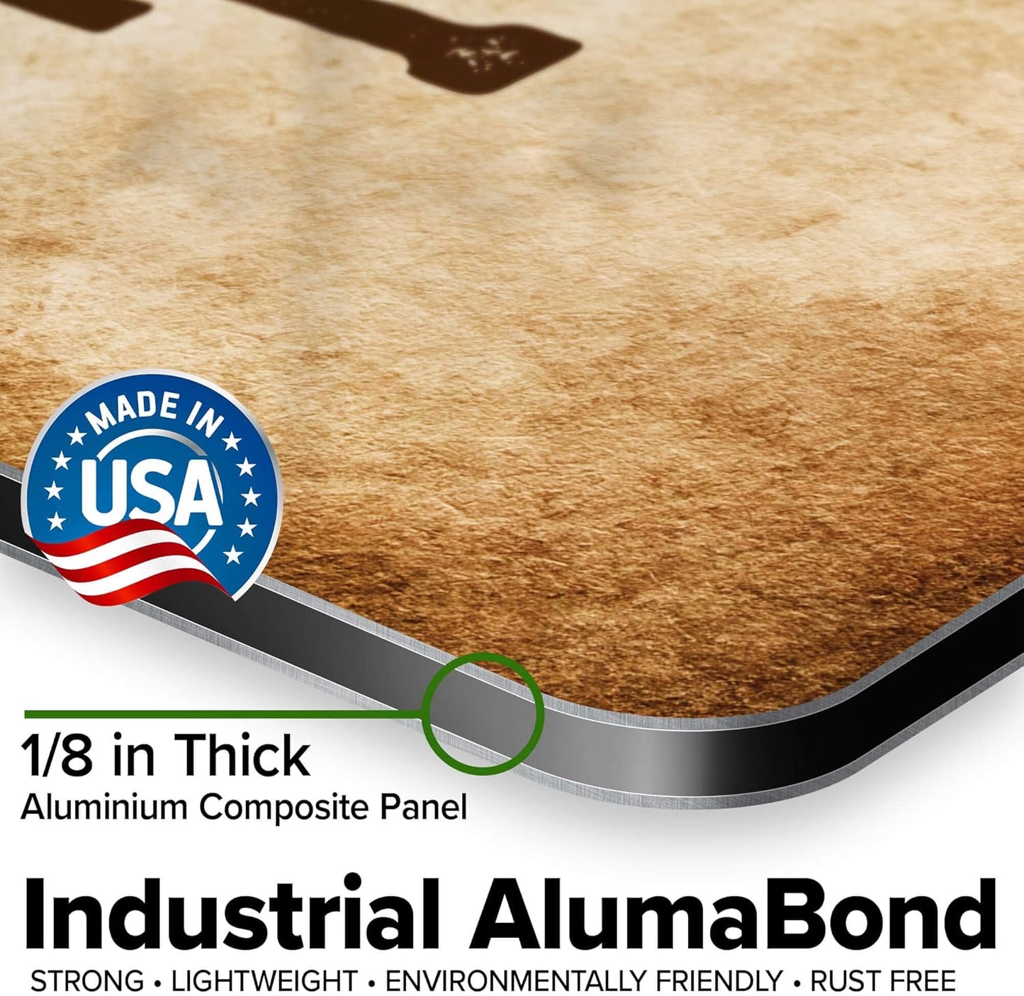 Custom Sign, Custom Street Sign, 11 Font Colors, 13 Font Styles, 4 Hole Options, 22 Sizes, 24x24 Inches, Rust Free DiBound, Fade Resistant, Made in USA by My Sign Center (Vintage)