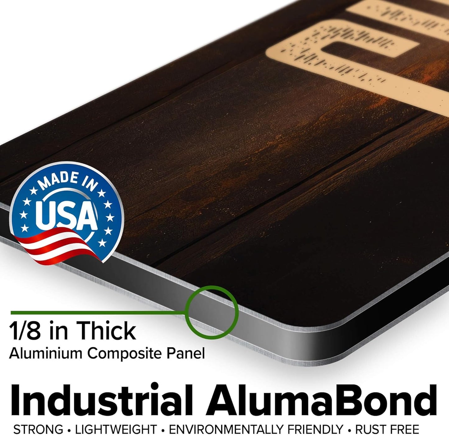 Custom Sign, Custom Street Sign, 11 Font Colors, 13 Font Styles, 4 Hole Options, 22 Sizes, 6x30 Inches, Rust Free DiBound, Fade Resistant, Made in USA by My Sign Center (Vintage Wood)