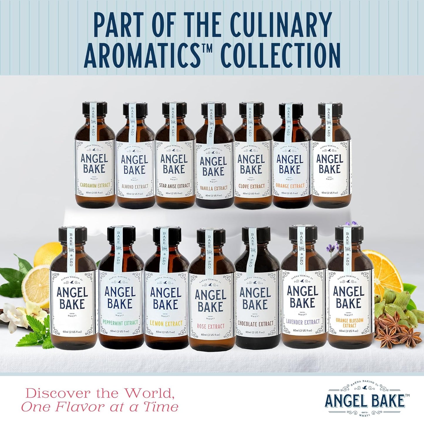 Pure Peppermint Extract for Baking & Mixology - Culinary Grade Peppermint Essence and Flavoring - Kosher, Keto Friendly, Vegan, Gluten-Free for Desserts, Beverages & Recipes (2 Oz Extract)