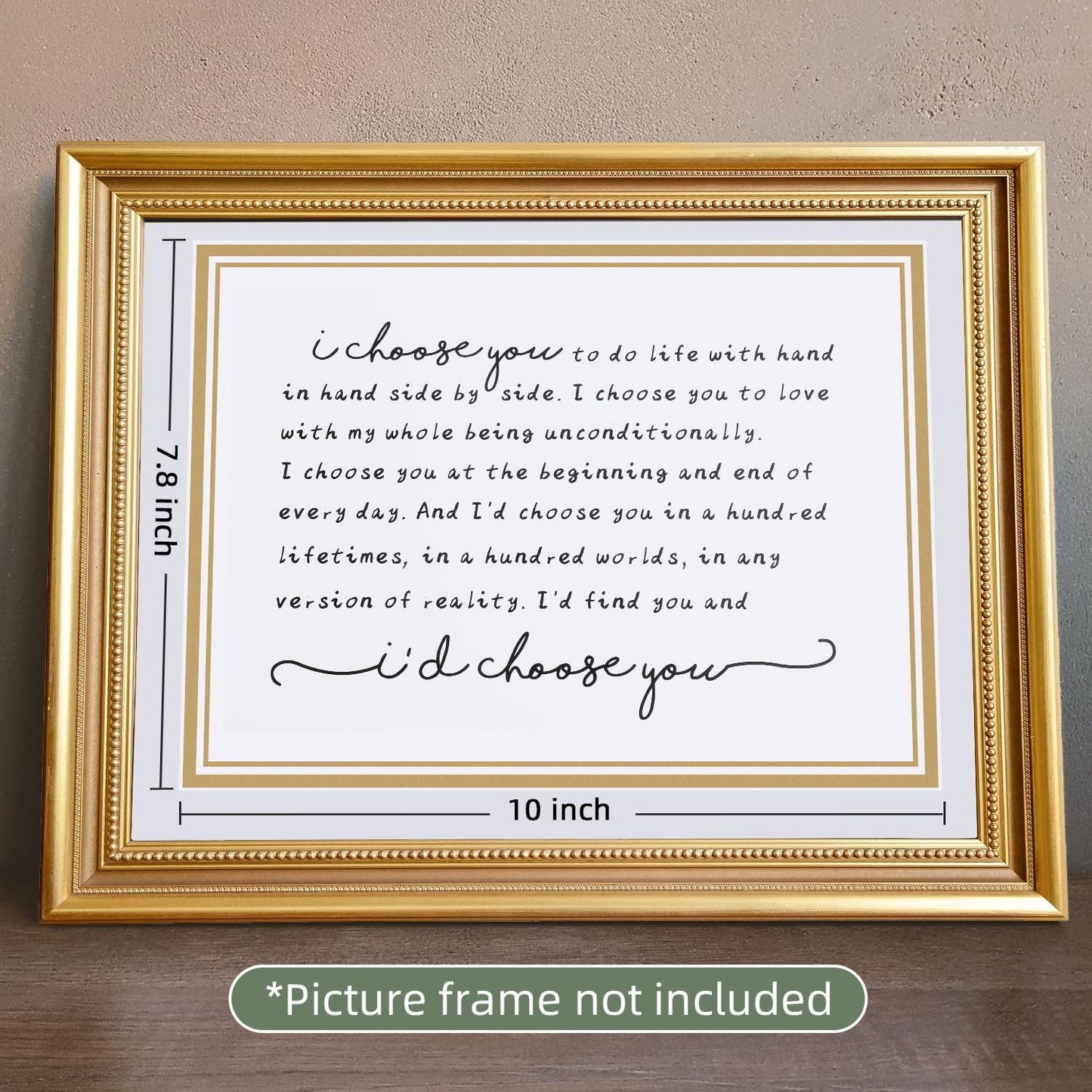 3 Unity Floral Candles for Wedding Ceremony Set with Golden Holder, Wedding Accessories for Reception