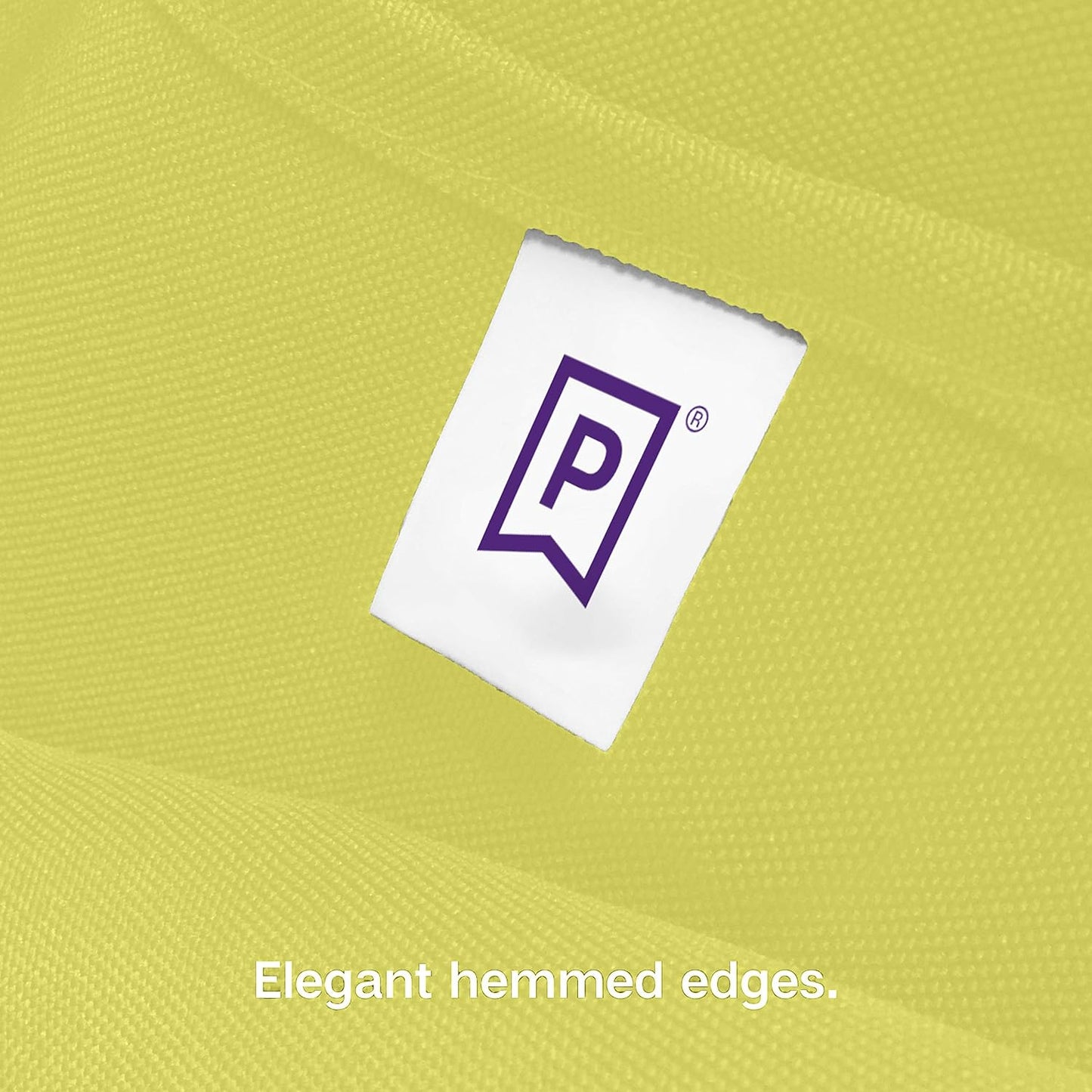 Gee Di Moda Square Tablecloth - 52 x 52 Inch Yellow Table Cloth for Small Square or Round Tables - Heavy Duty Washable Fabric - for Buffet Table, Holiday Party, Dinner, Wedding & Baby Shower