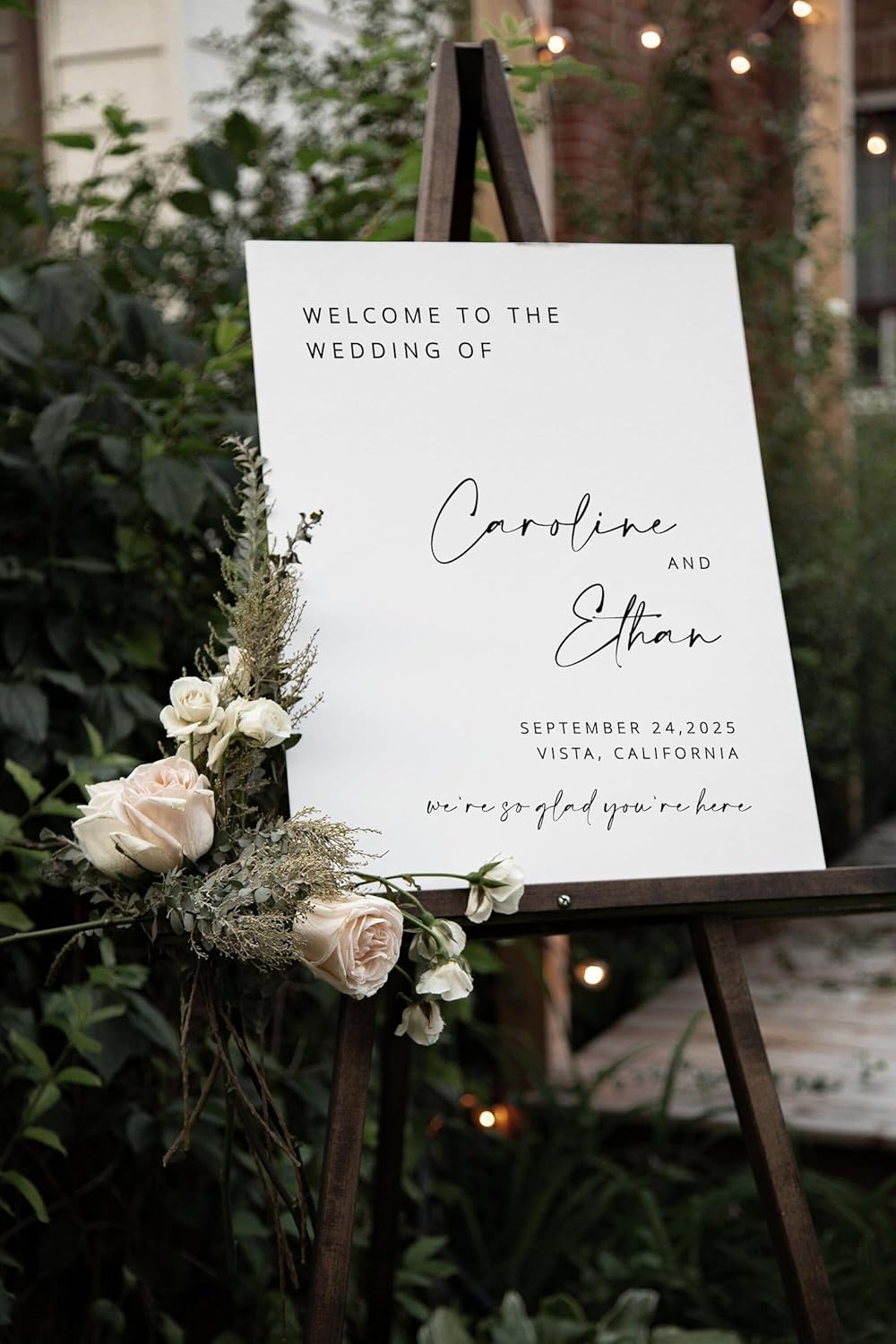 Wedding Welcome Sign, Wedding Welcome Sign Personalized, Modern Wedding Sign