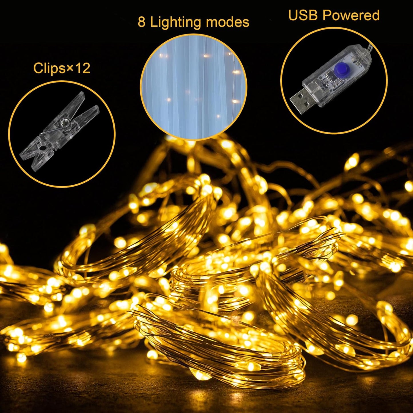 Fomcet Baby Blue Tulle Backdrop Curtains with Lights String 10FT X 8FT Sheer Curtain with Lights Tulle Curtains Backdrop for Wedding Birthday Party Photo Shoot (2 Panels 5x8FT)