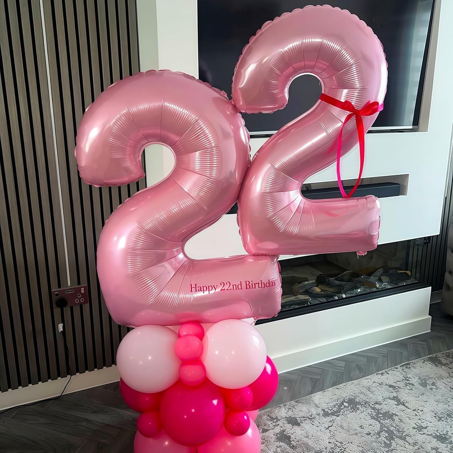 Pastel Pink 1 Balloon,Light Pink 1 Balloons Number,40 Inch Helium Foil Mylar Number 1 Balloon for Birthday Party