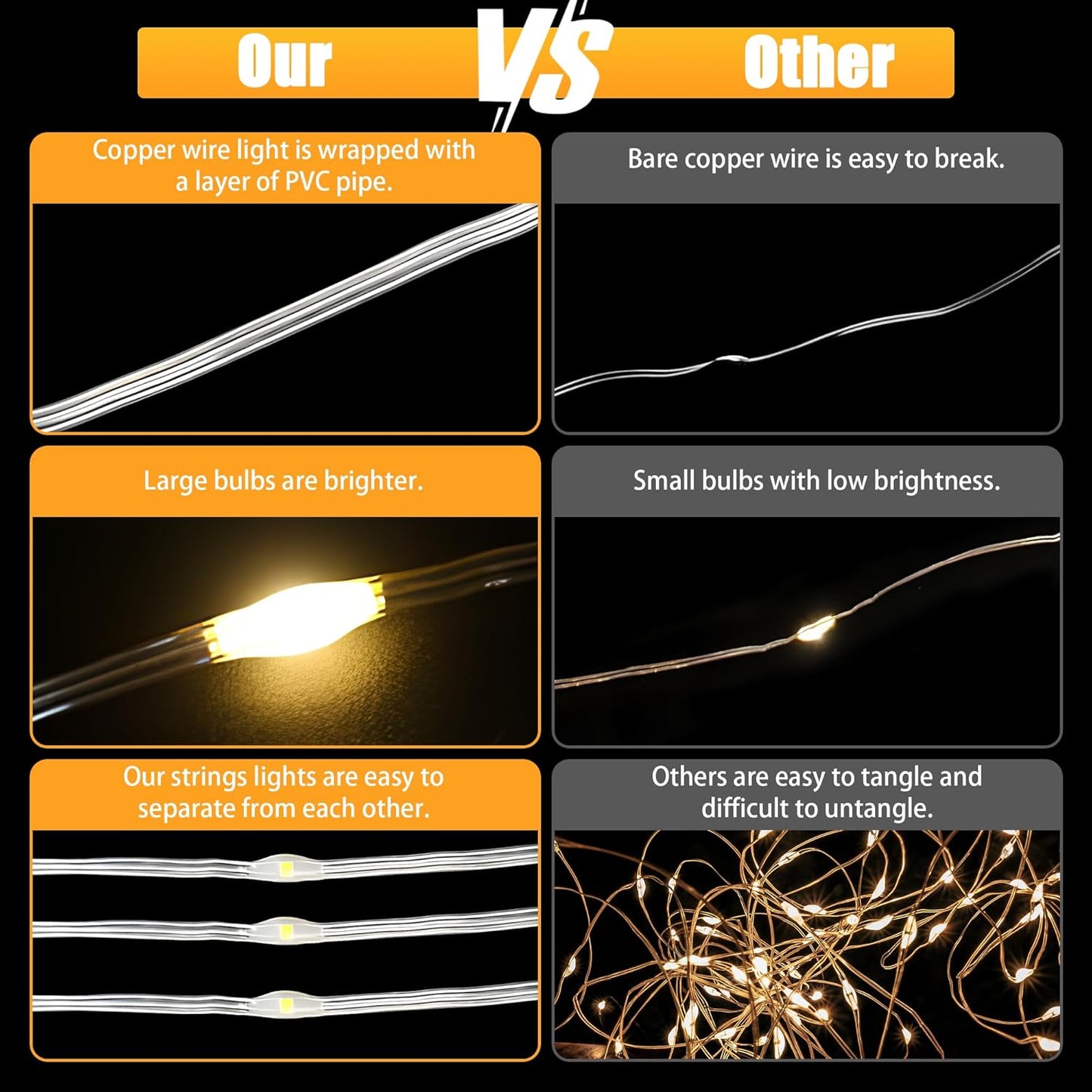 Fomcet Tulle Curtains with Lights String Champagne 20FT X 8FT Sheer Backdrop Curtains for Parties Wedding Baby Shower Photo Shoot Decorations (4 Panels 5 x 8FT)