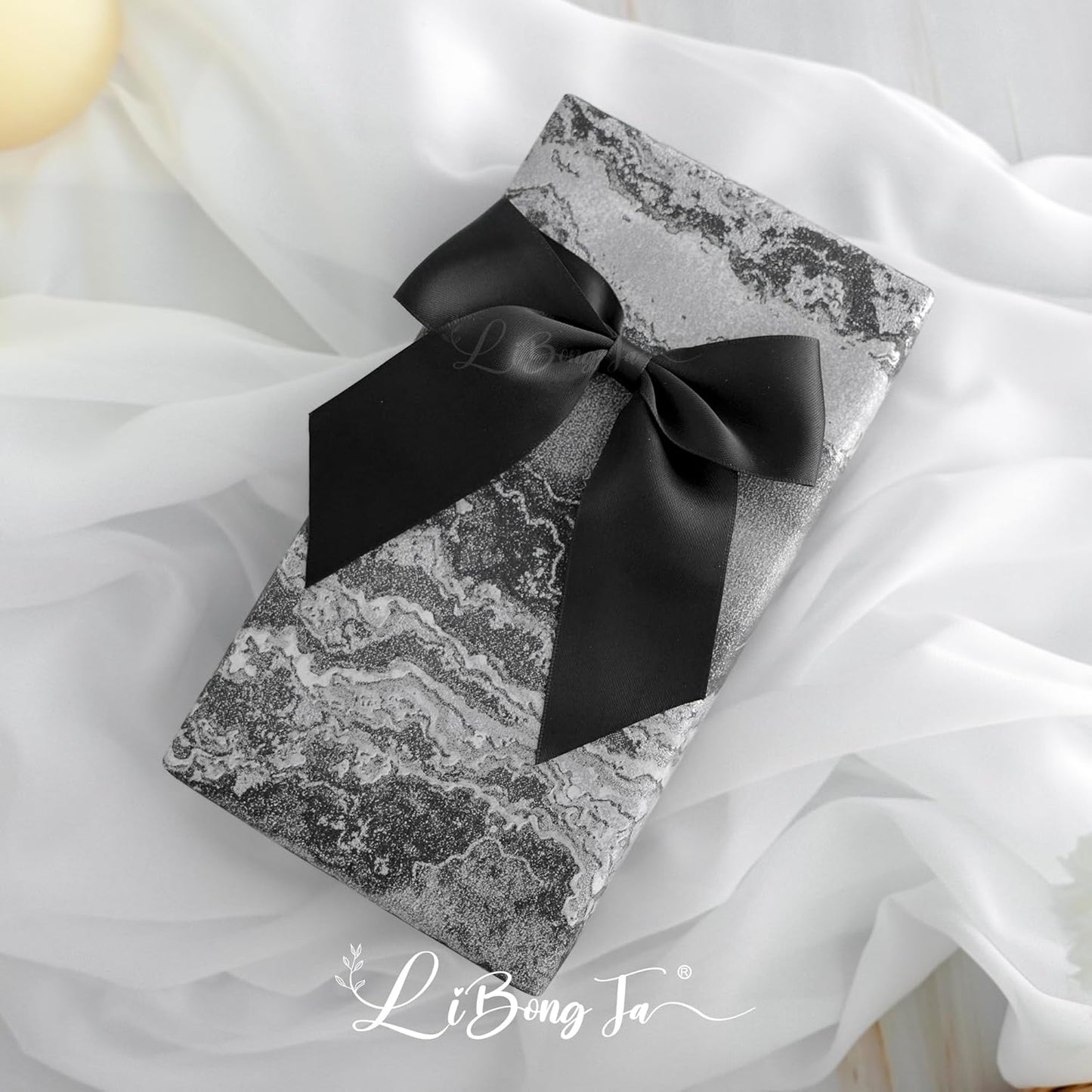 4.5" Satin Ribbon Black Bows for Gift Wrapping, Twist Tie Bows, Cute Bows for Crafts, Party Favors, Premade Bows Pre-Tied Decorative Bows for Flower Bouquets Candy Apple Bows-24 Counts