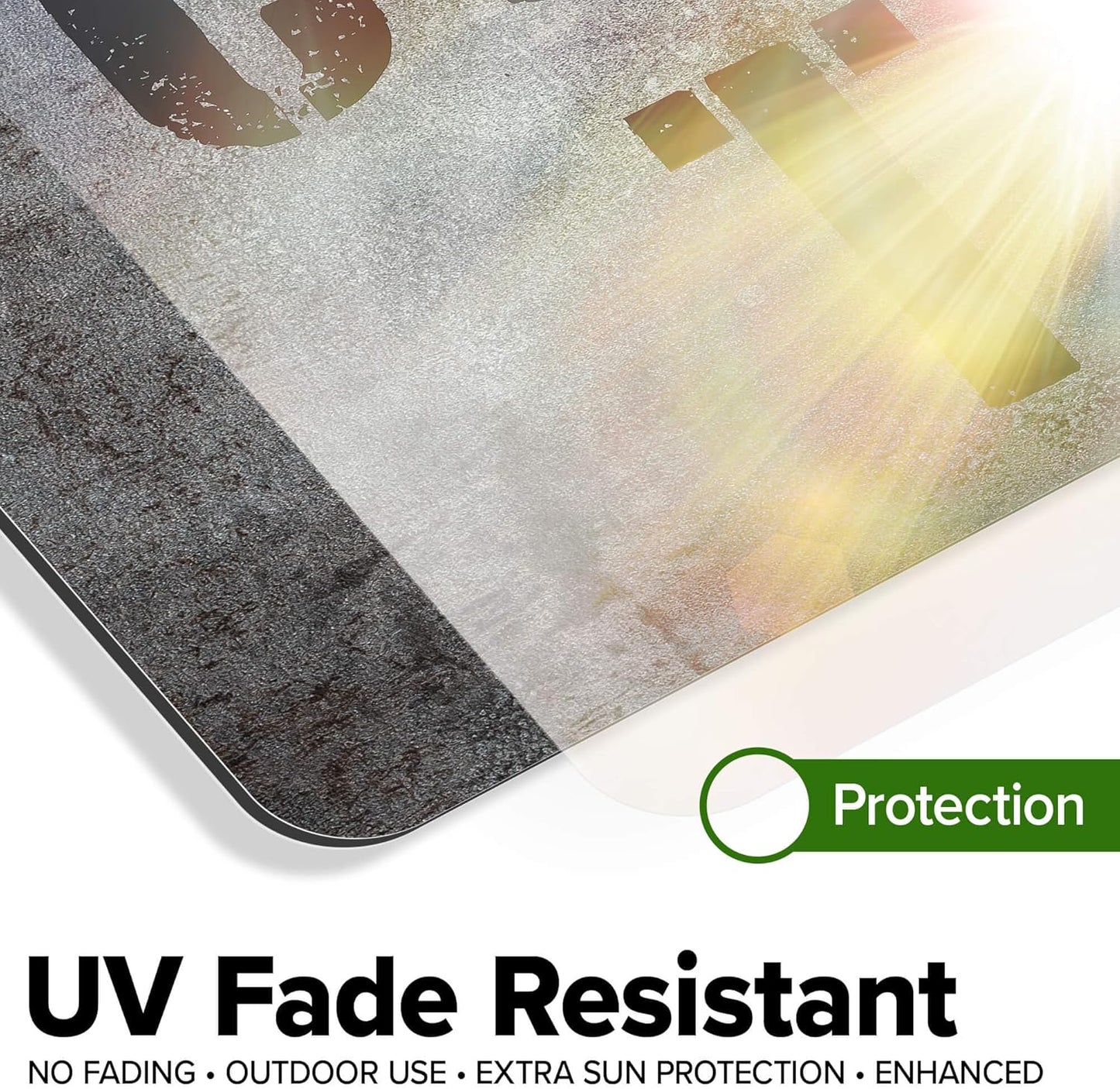 Custom Sign, Custom Street Sign, 11 Font Colors, 13 Font Styles, 4 Hole Options, 22 Sizes, 9x18 Inches, Rust Free DiBound, Fade Resistant, Made in USA by My Sign Center (Grunge Metal)