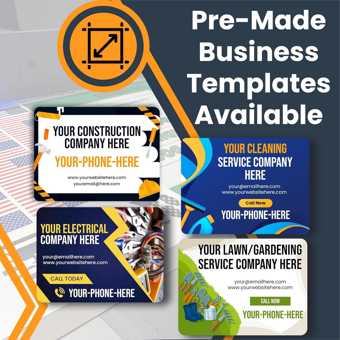 Magnet Me Up Custom Car Magnet for Business – Personalized Magnetic Sign for Cars & Trucks – Customized with Full Color Image, Add Logo, Text – Choose Your Size, Templates Available, Made in USA