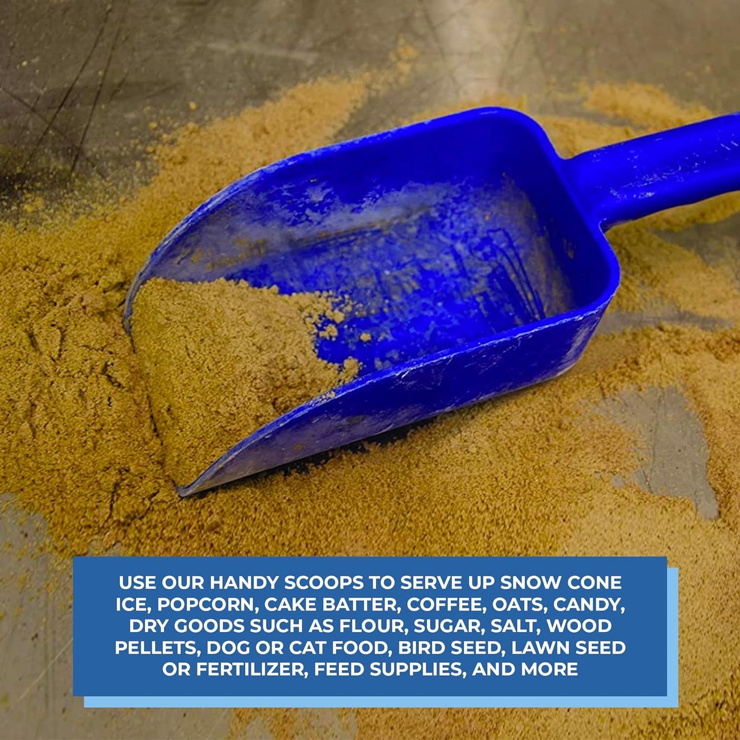 Vikan Remco 63007 Color-Coded Plastic Hand Scoop - BPA-Free Food-Safe Kitchen Utensils, Restaurant and Food Service Supplies, 16 oz, Orange (Pack of 3)