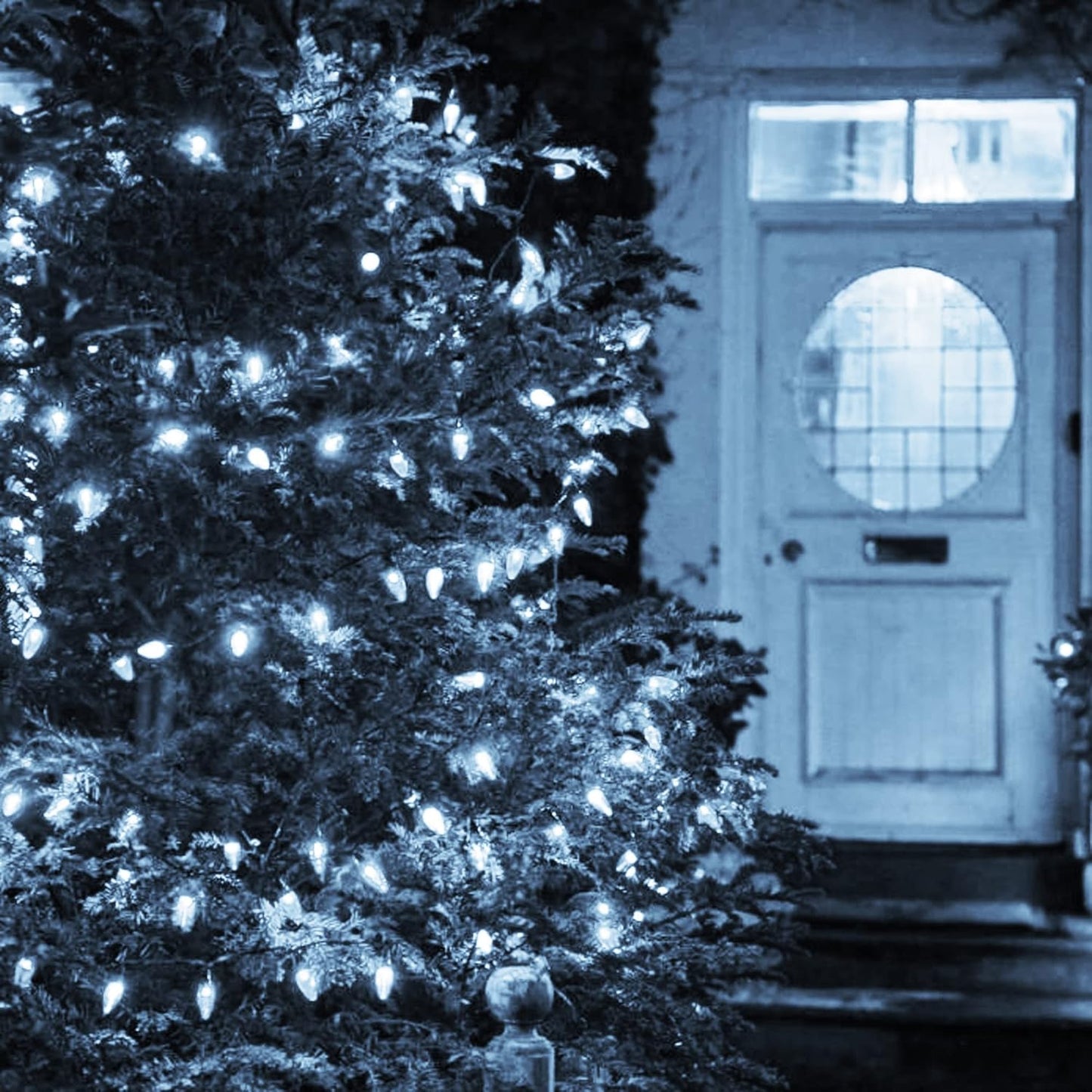 Dazzle Bright C6 Christmas String Lights, 100 LED 33 FT Outdoor Christmas Lights Waterproof Connectable, 8 Modes Lights for Indoor Outdoor Home Garden Yard Xmas Tree Decorations (White)