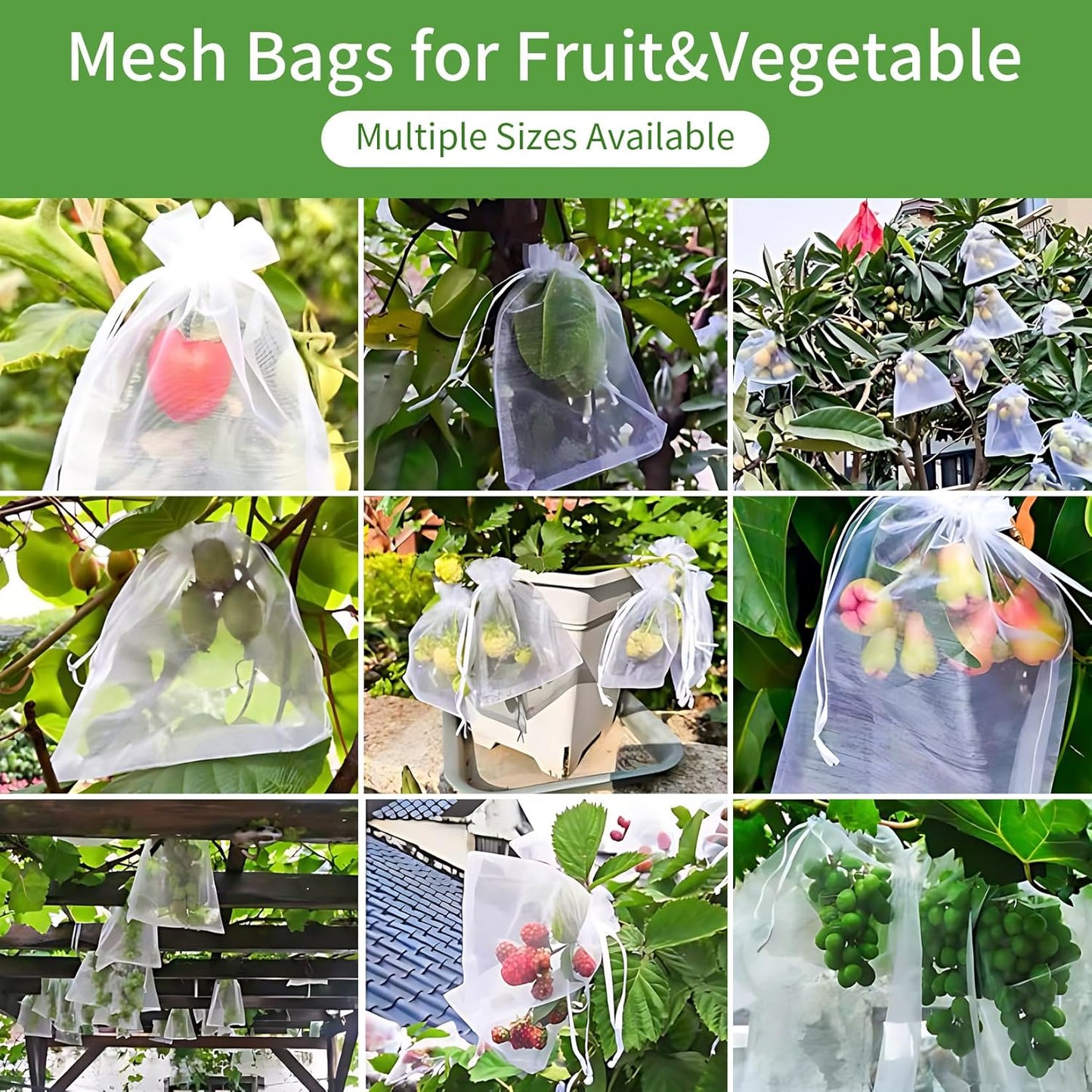 50 Pcs Pink Organza Bags 5x7 Inch, Small Mesh Bags Drawstring Jewelry Pouch Gift Bag Goody Bag for Wedding Party Favor