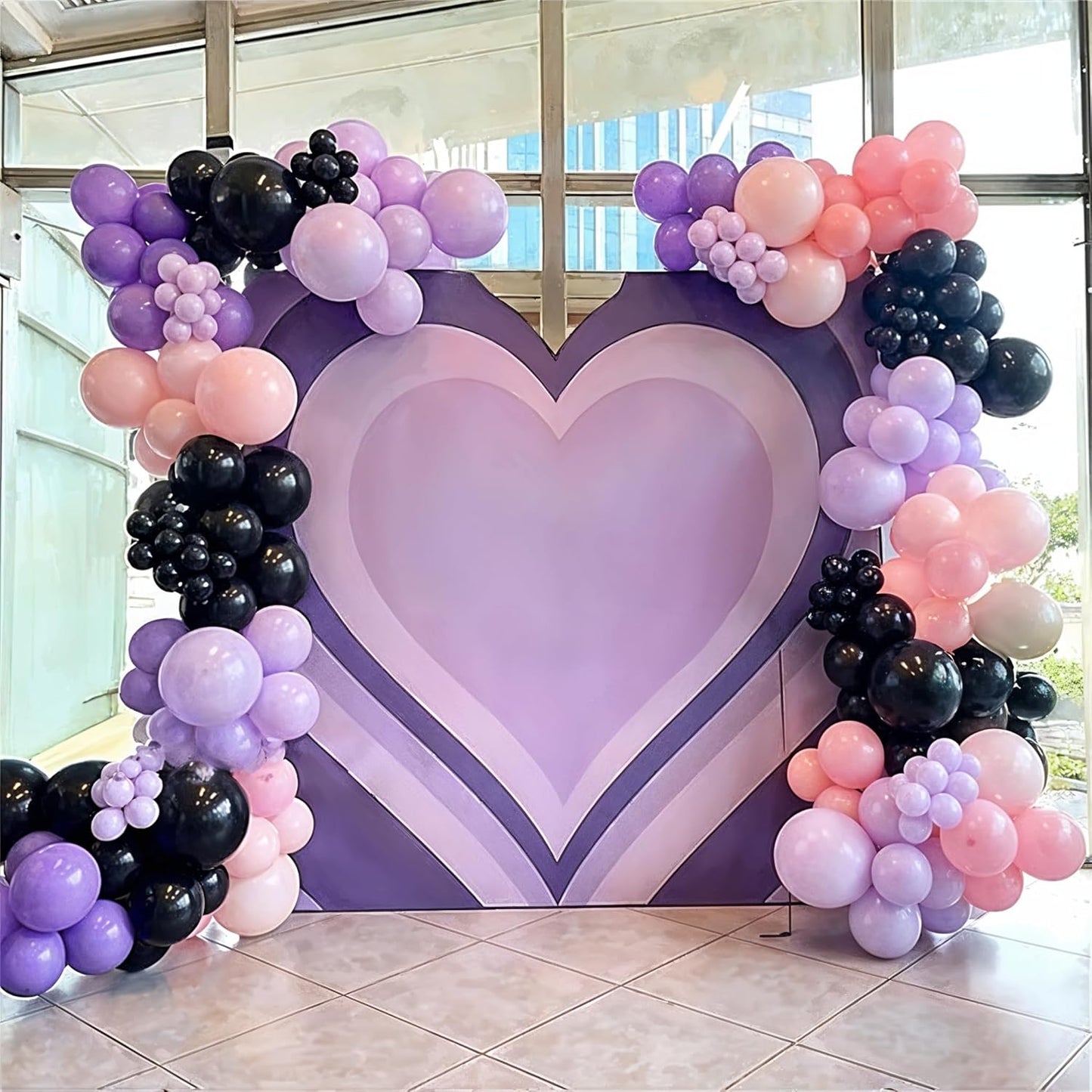 Halloween Balloons, 60pcs 12 Inch Black Pink Purple Latex Balloons for Girls Women Halloween Wedding Bride Baby Shower Engagement Bachelorette Spooky Witch Themed Birthday Party Decorations Supplie