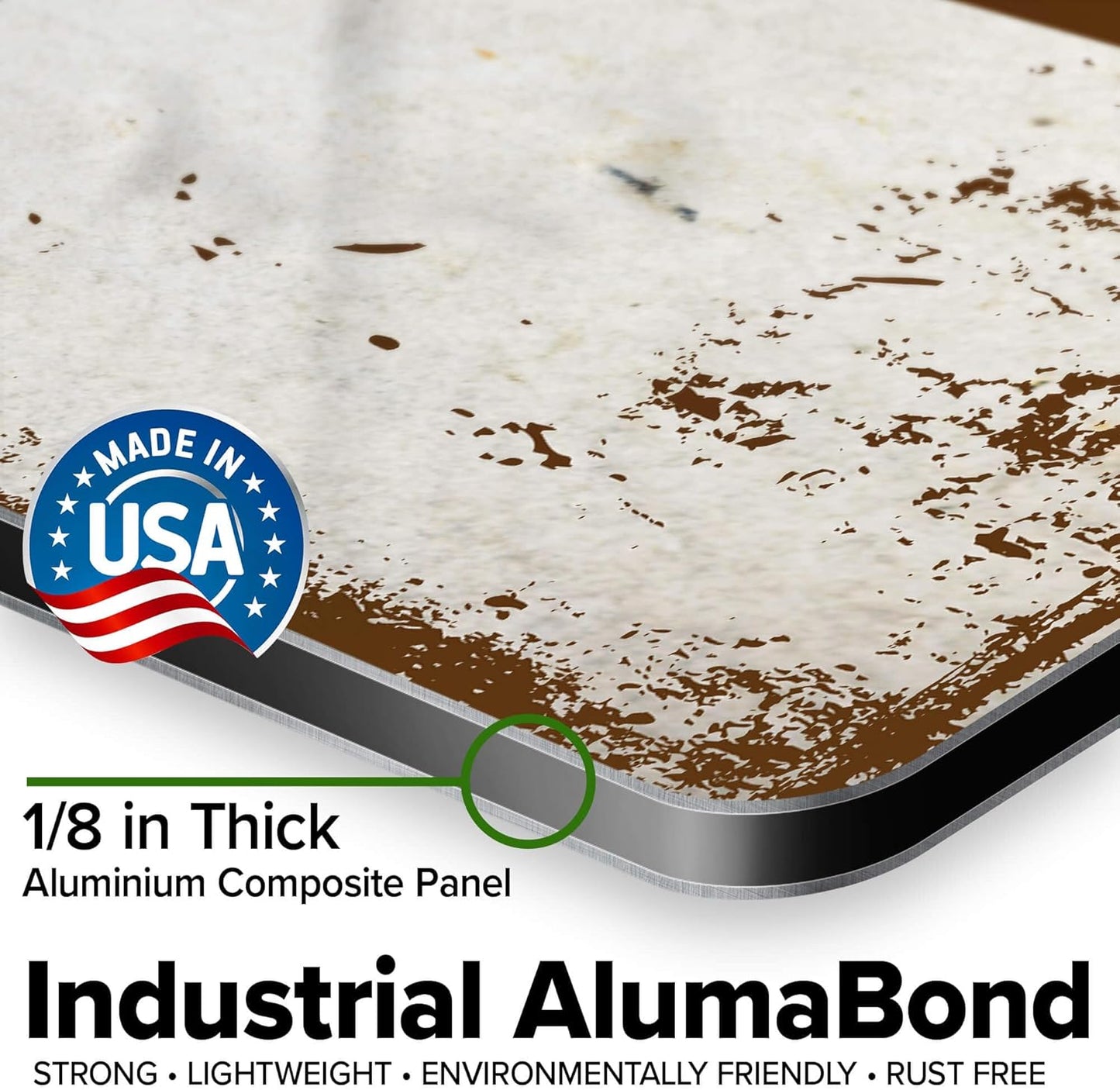 Custom Sign, Custom Street Sign, 11 Font Colors, 13 Font Styles, 4 Hole Options, 22 Sizes, 18x24 Inches, Rust Free DiBound, Fade Resistant, Made in USA by My Sign Center (Rustic)