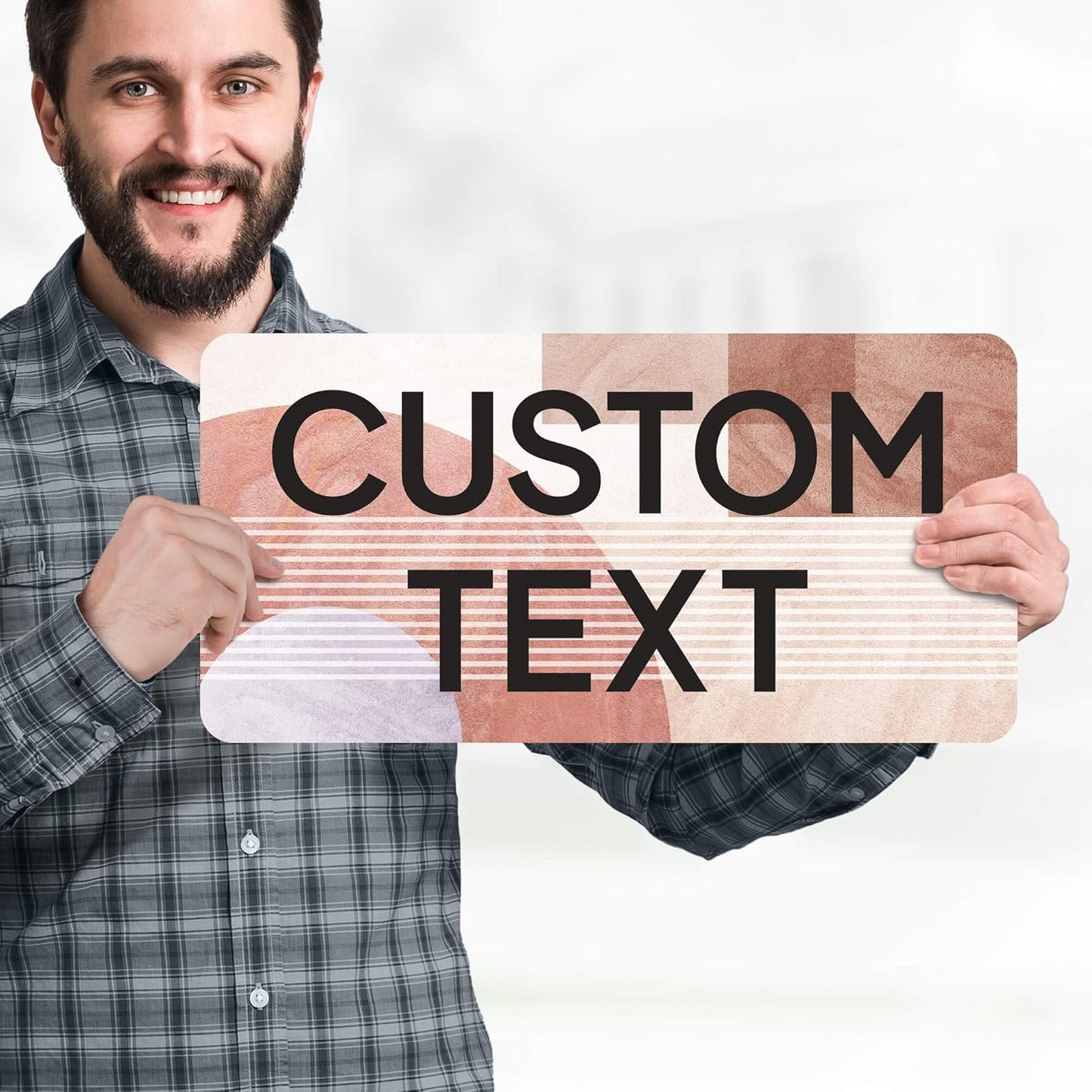 Custom Sign, Custom Street Sign, 11 Font Colors, 13 Font Styles, 4 Hole Options, 22 Sizes, 9x18 Inches, Rust Free DiBound, Fade Resistant, Made in USA by My Sign Center (Mid-Century Modern 1)