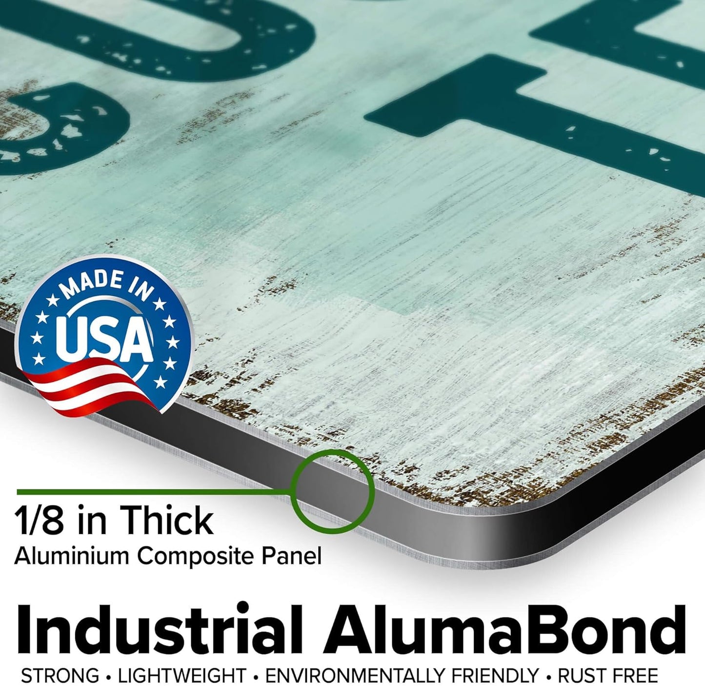 Custom Sign, Custom Street Sign, 11 Font Colors, 13 Font Styles, 4 Hole Options, 22 Sizes, 12x18 Inches, Rust Free DiBound, Fade Resistant, Made in USA by My Sign Center (Shabby Chic)