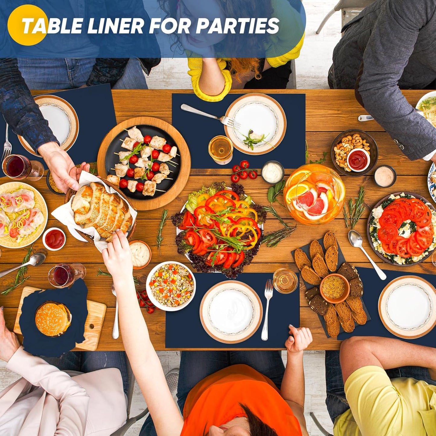 Navy Blue Wrapping Paper, 15"x450" Construction Bulletin Board Craft Art Decorative Paper, Eid Father's Day Birthday Bouquet Flower Gift Wrap for Men Dad Him Boy, Florist Supplies for Packing Shipping