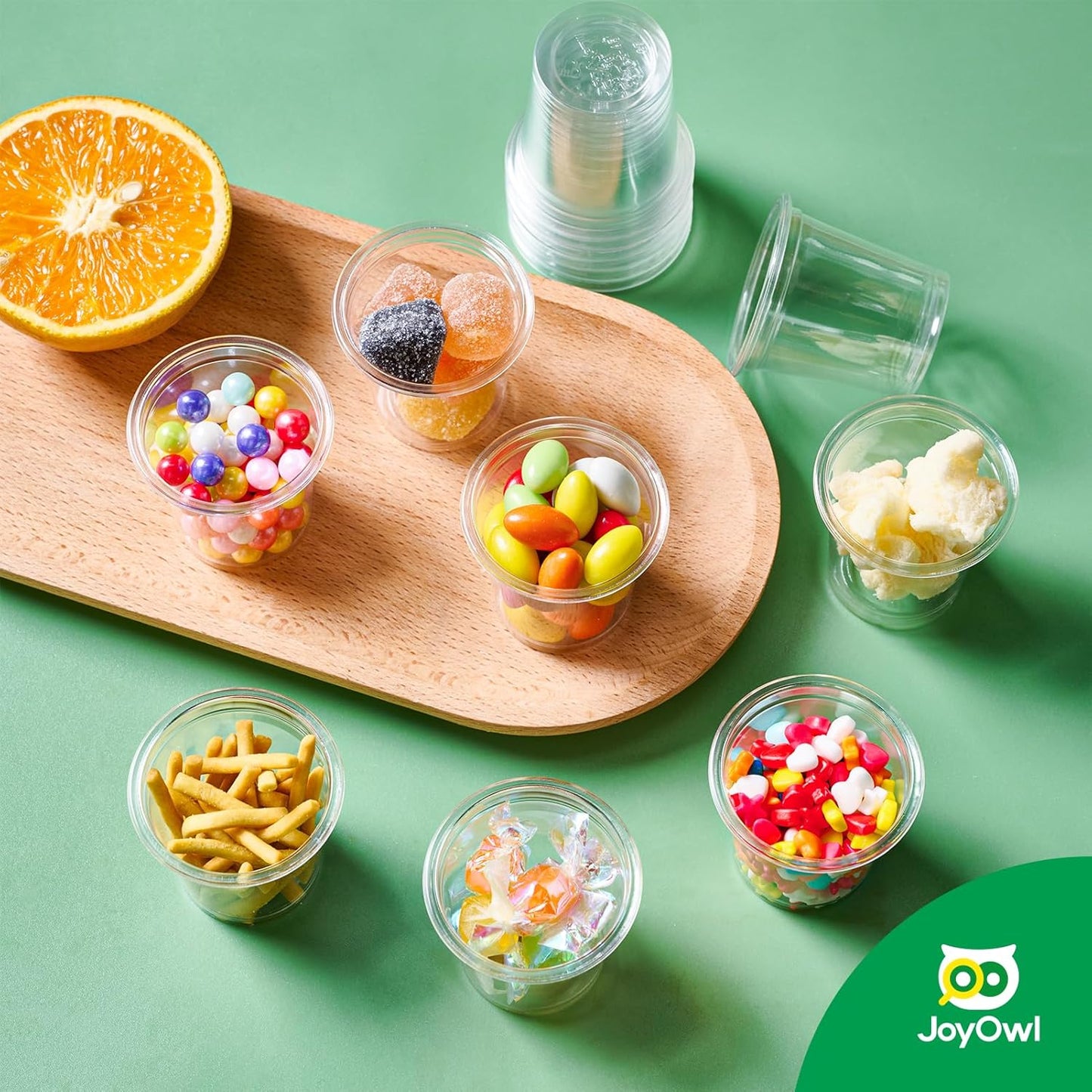 600 pack 1 OZ Plastic Shot Glasses, Mini Disposable Shot Cups for Party, Events, Whiskey and Wine Tasting