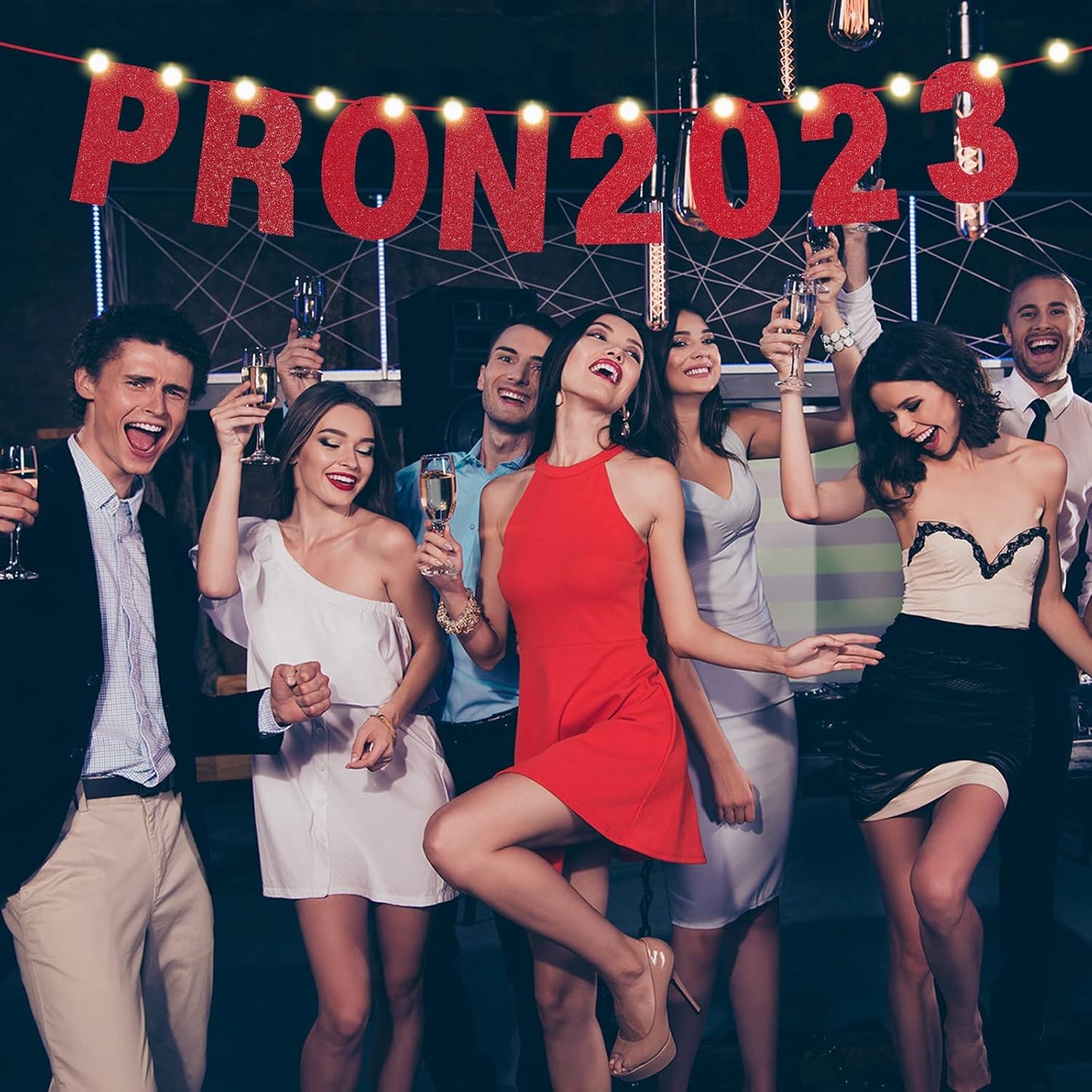 TaoBary 112 Pcs DIY Letter Custom Banner Glitter Customizable Banner Kit Including 107 Letters and Numbers 3 Rope for Valentine Birthday Party(Red)