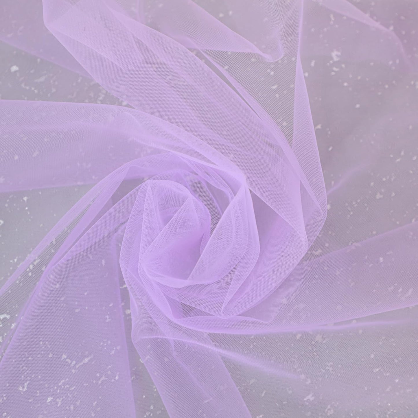 Snowkingdom Lavender Lilac Purple Table Runner, 10FT Light Purple Gauze Sheer Boho Rustic Cheesecloth Dining Table Decorations, Summer Tulle Runners for Wedding Party Baby Shower 120 inch