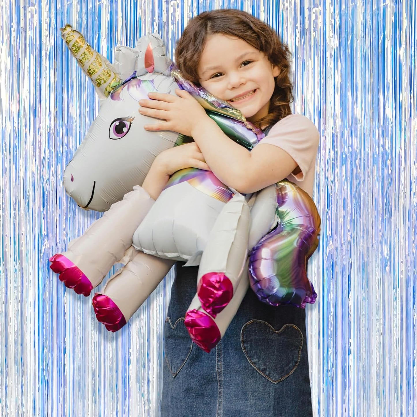 2 Pack Iridescent Party Backdrop Decorations Tinsel Curtain Birthday Decorations Foil Fringe Photo Booth Streamer Backdrop Iridescent Theme Christmas Bachelorette Graduation Party Decorations